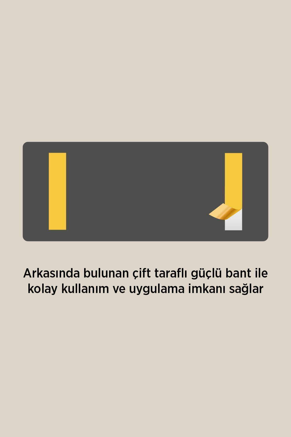 Yönline-Authorized No External Entry Warning Sign – Self-Adhesive, Modern Design, Easy to Use 3