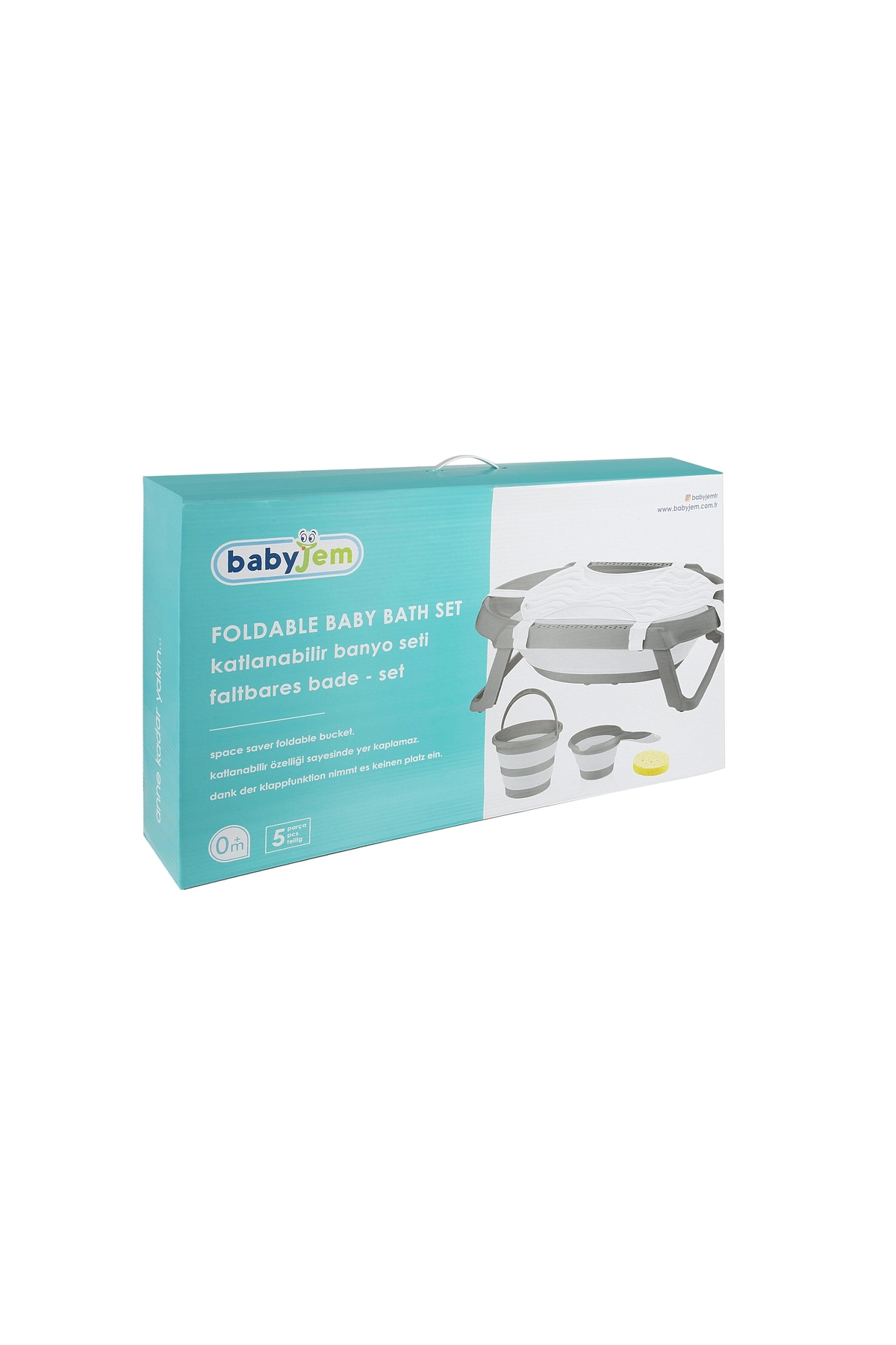 Babyjem Katlanır Banyo Seti 5'Lİ fotoğrafı 6 (önizleme)