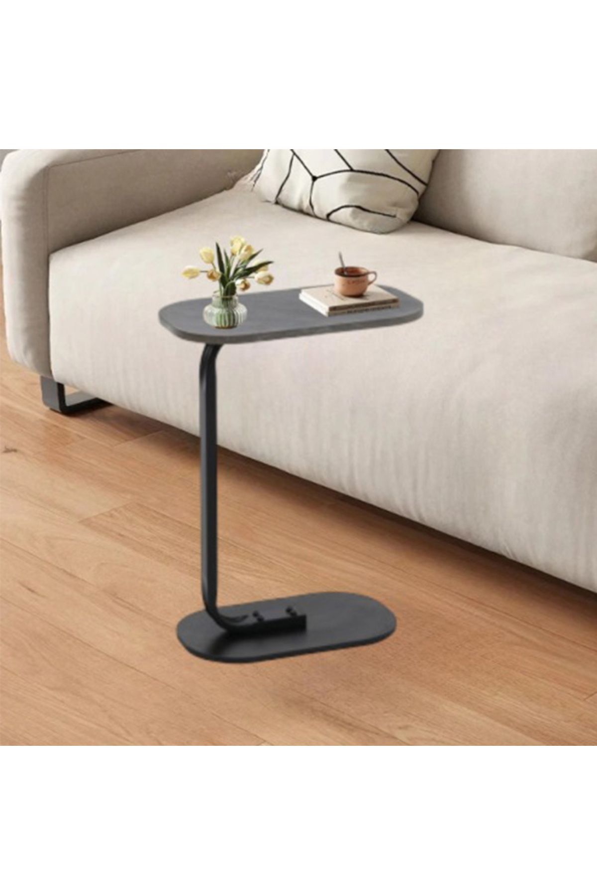 DEC13-Brown wooden single serving table 4