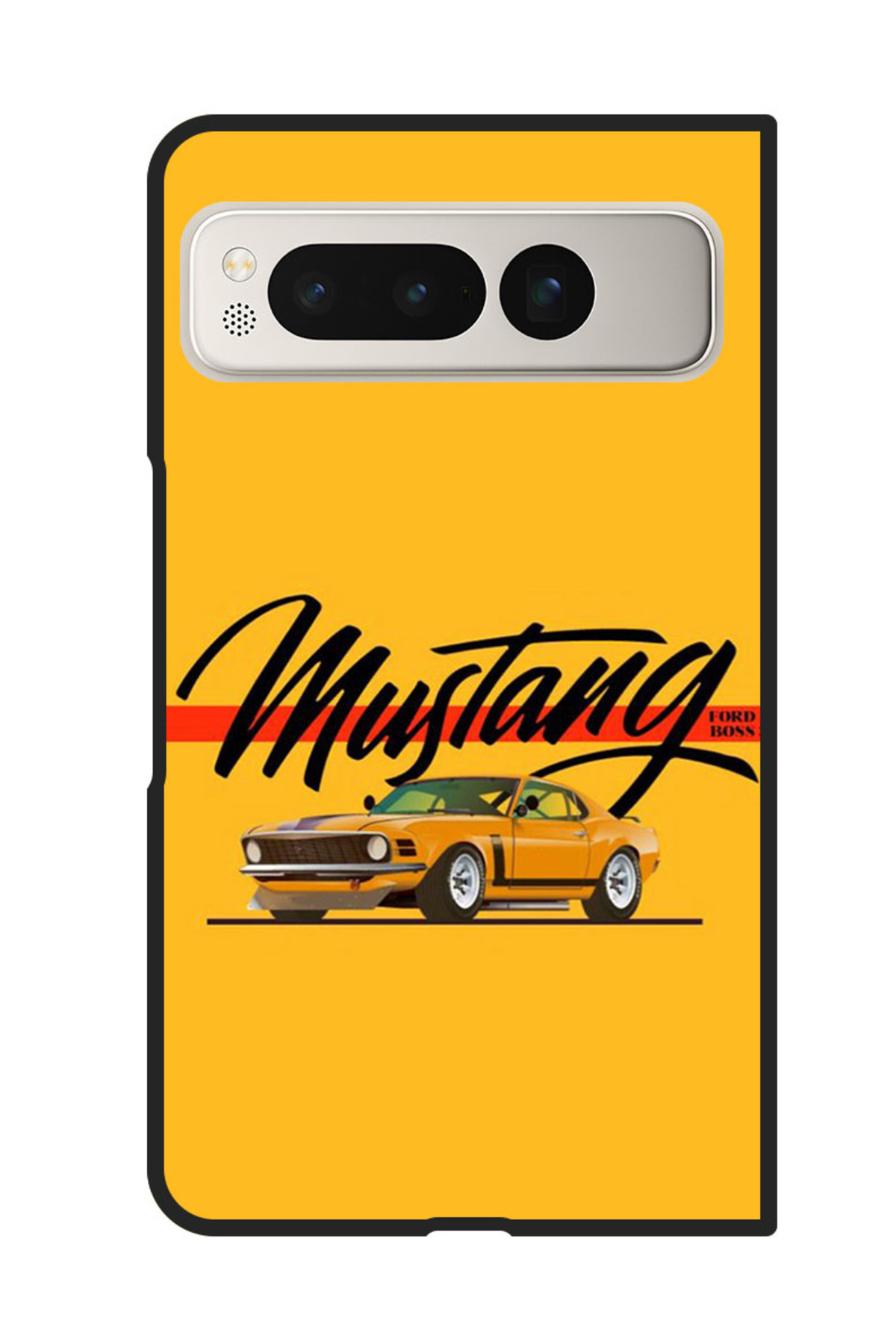 Theodor-Protective Case Anti Scratch Shock Proof Bumper Cover for Google Pixel Fold Mustang 1