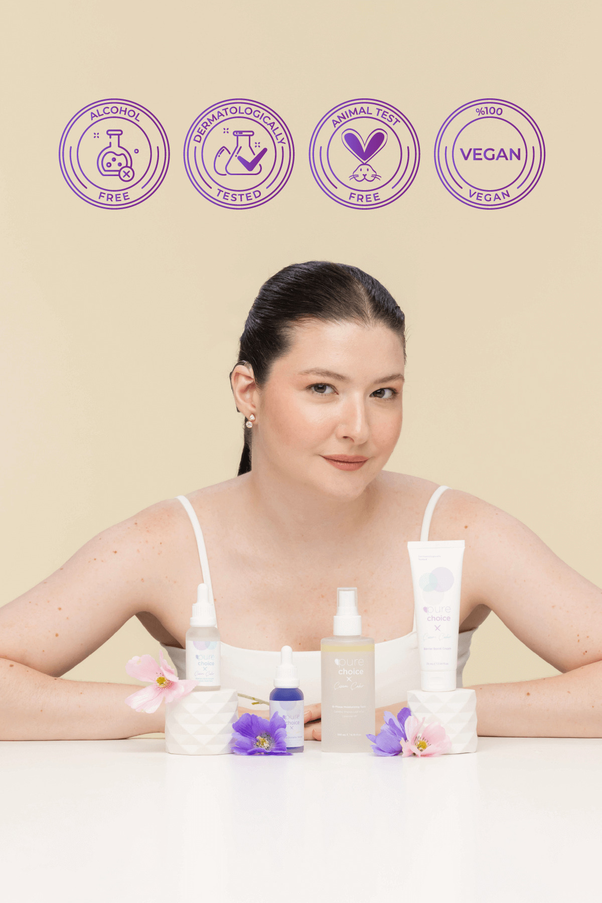 X Çisem Çakır Nemlendirici ve Cilt Bariyeri Güçlendirici Serum Seti — PC-111126 — تصویر 4 از 4