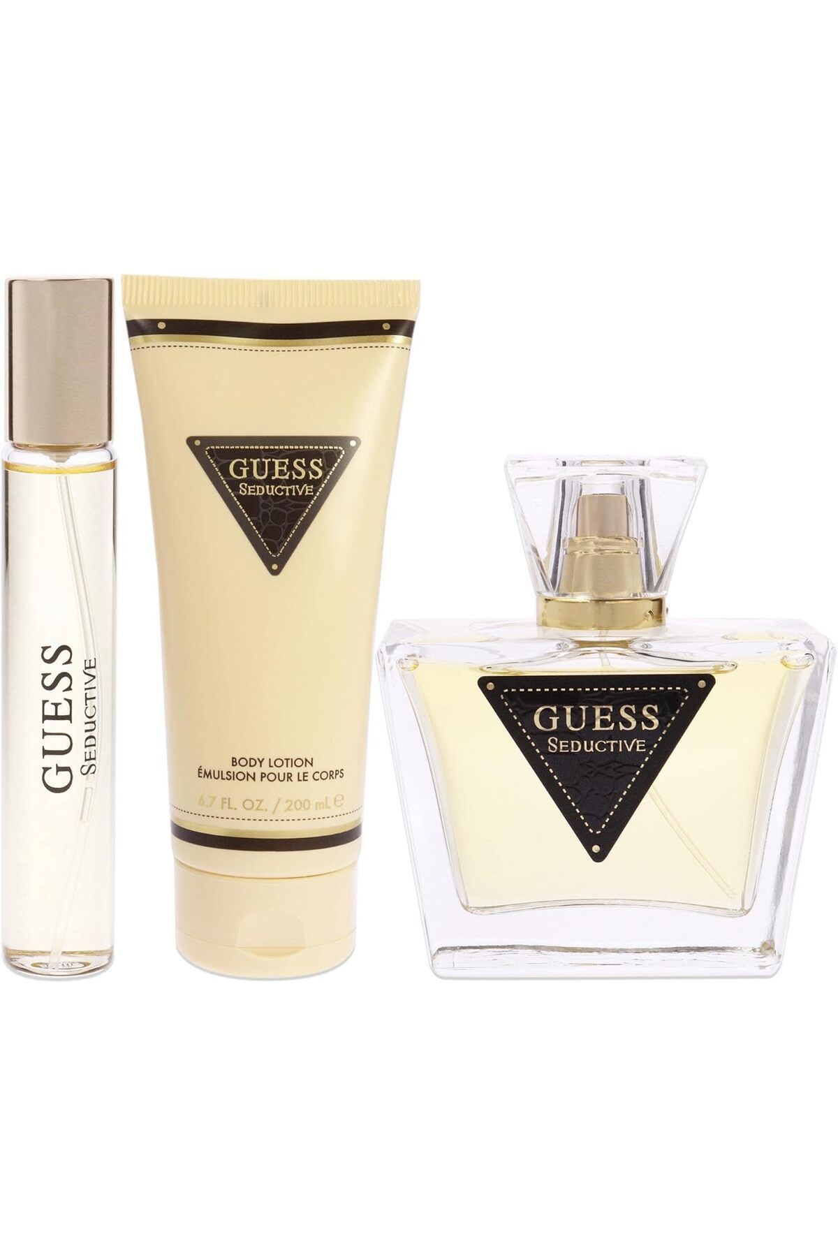 Guess-Seductive (W) Set Edt 75 ml + Edt 15 ml + Bl 100 ml + Pouch 2