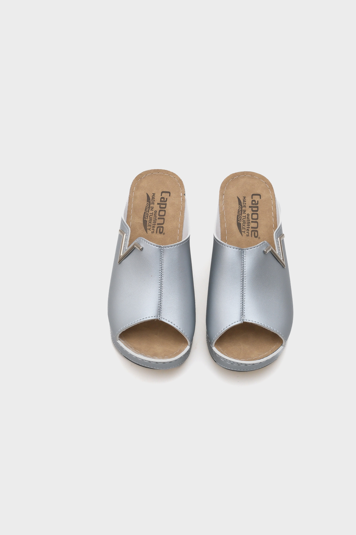 Capone Outfitters-Anatomická měkká pohodlná podrážka na klínovém podpatku Mother pantofle 5