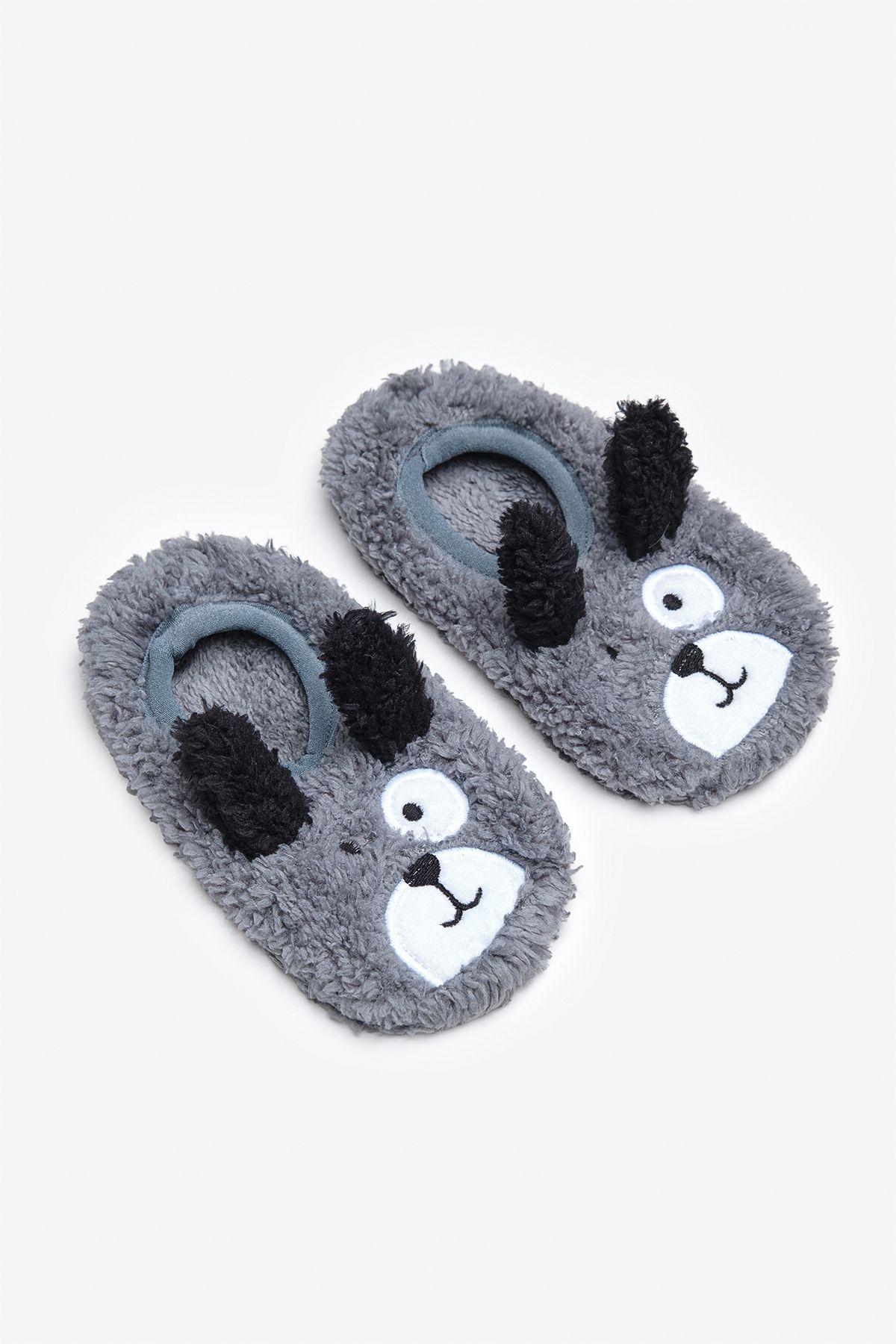 Penti-Boys' Black Dog Anthracite Booties 1
