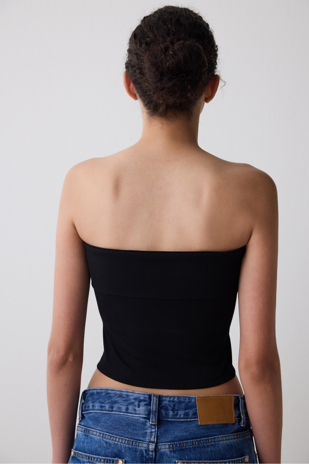 Penti-Faltbares Bandeau-Oberteil in Schwarz 4