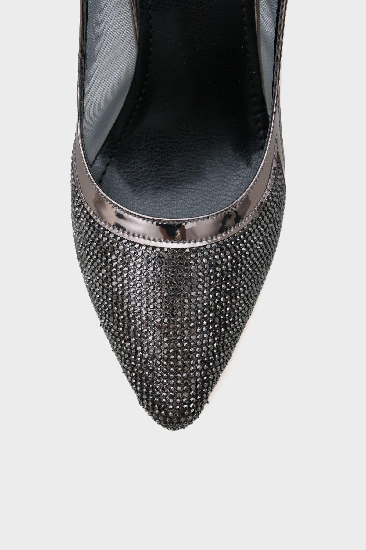Capone Outfitters-Ola 750 Damen-Schuhe mit Absatz aus Steinnetz und offenem Rücken 2