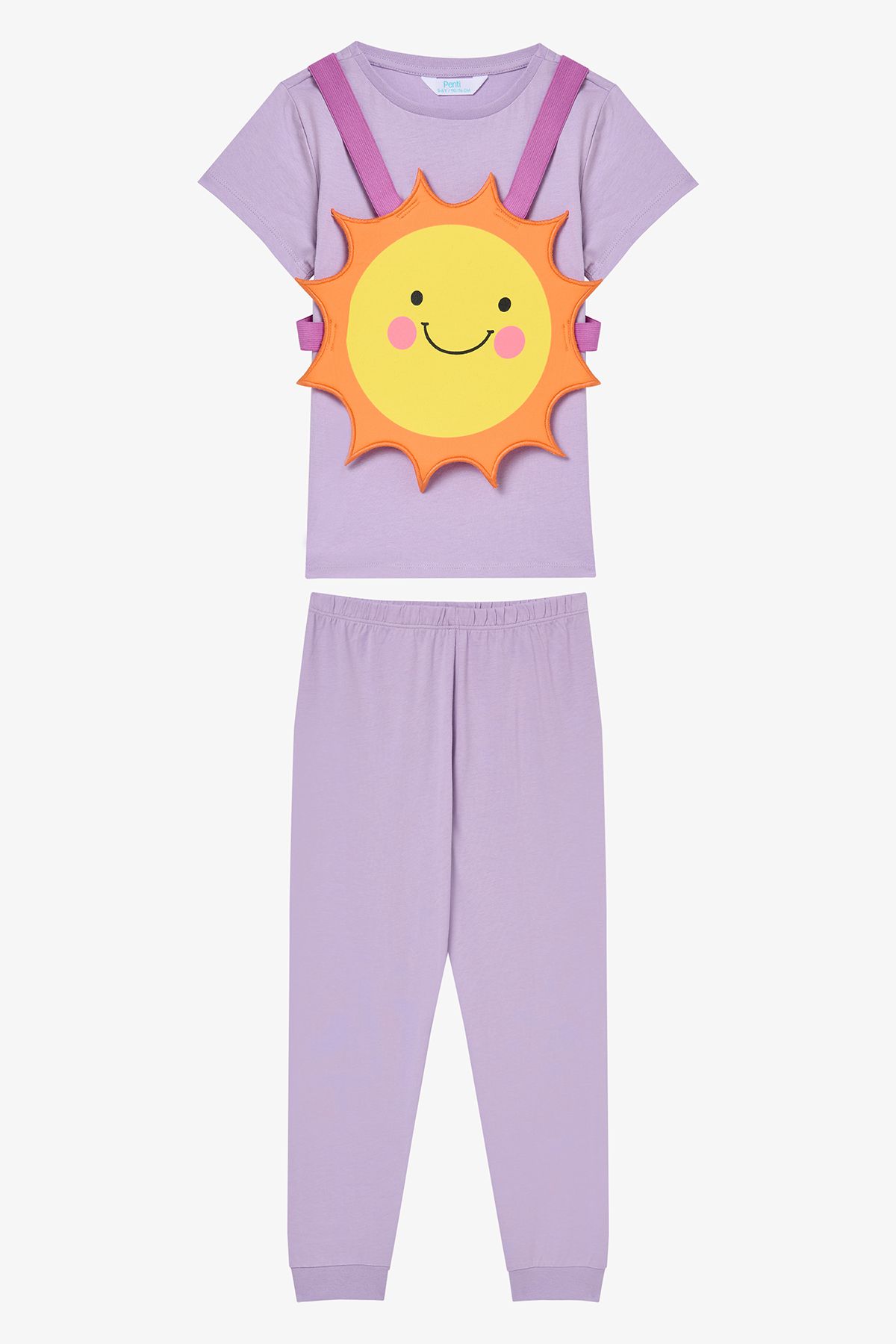 Penti-Sonnenlila Pyjama-Set für Mädchen 1
