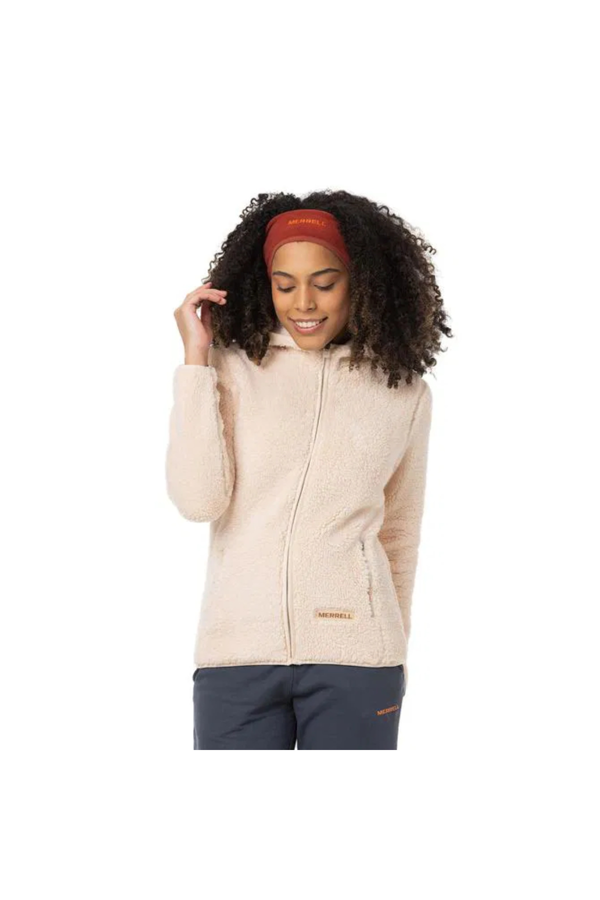 Merrell-M25Jadew Cloud Cream Women's Fleece Jacket Beige 3