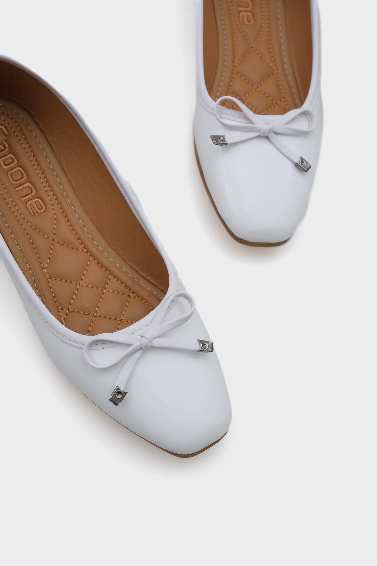 Capone Outfitters-Hana Trend Matte Skin Damen-Ballerinas 3