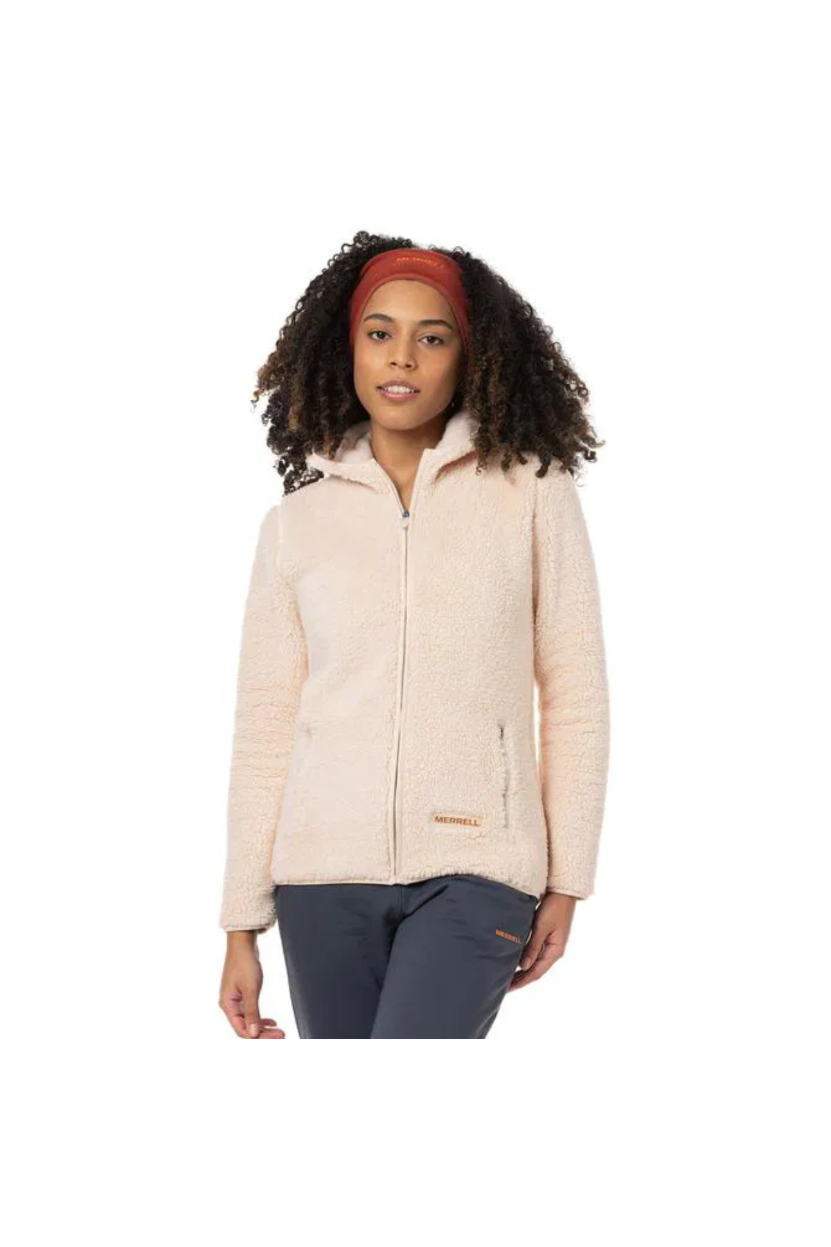 Merrell-M25Jadew Cloud Cream Women's Fleece Jacket Beige 2