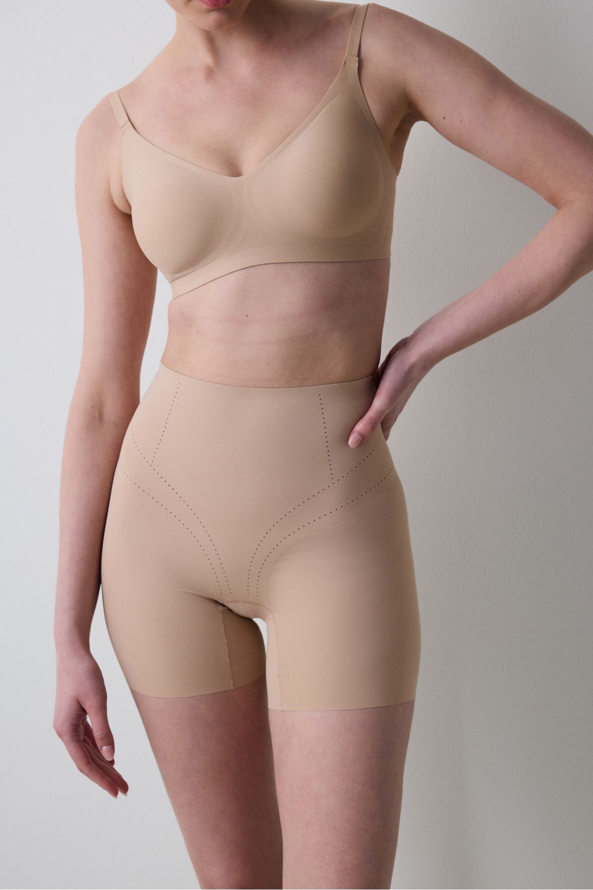 Penti-#Bebırakmaz Beige leichtes Shorts-Korsett 2