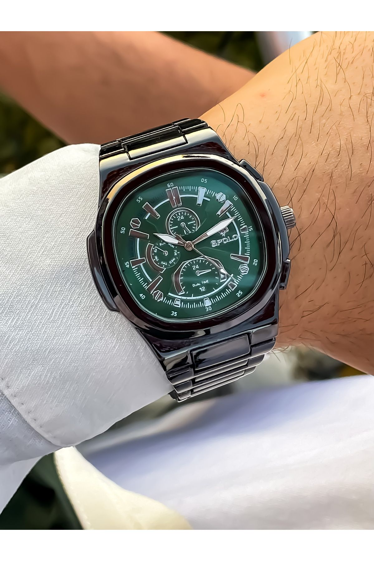 S.POLO-New Season Black Color Men's Wristwatch Men's Watch Bracelet Gift Father's Day Gift 2