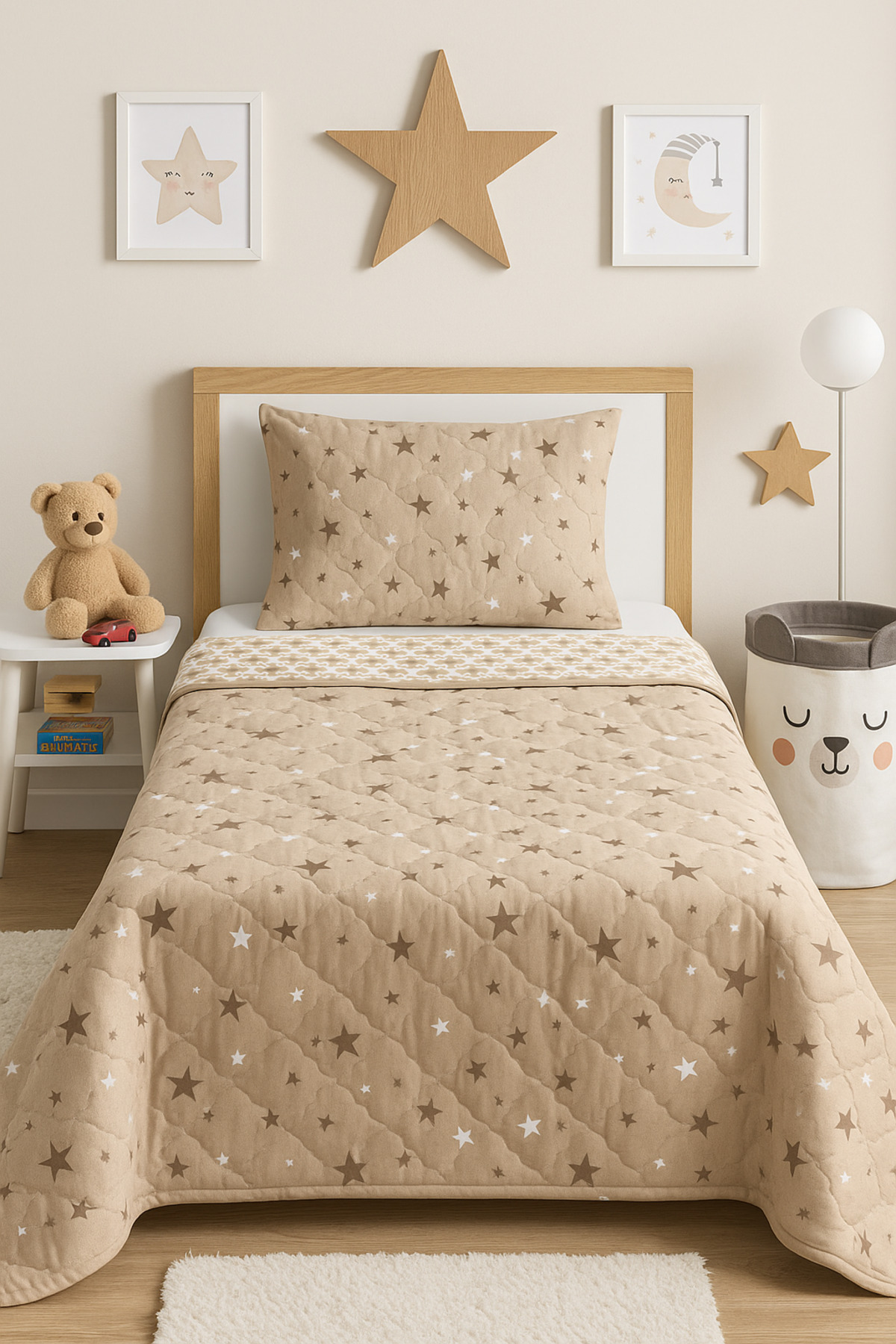 Ceyizza-Single Quilted Bedspread Set - Double Sided 1