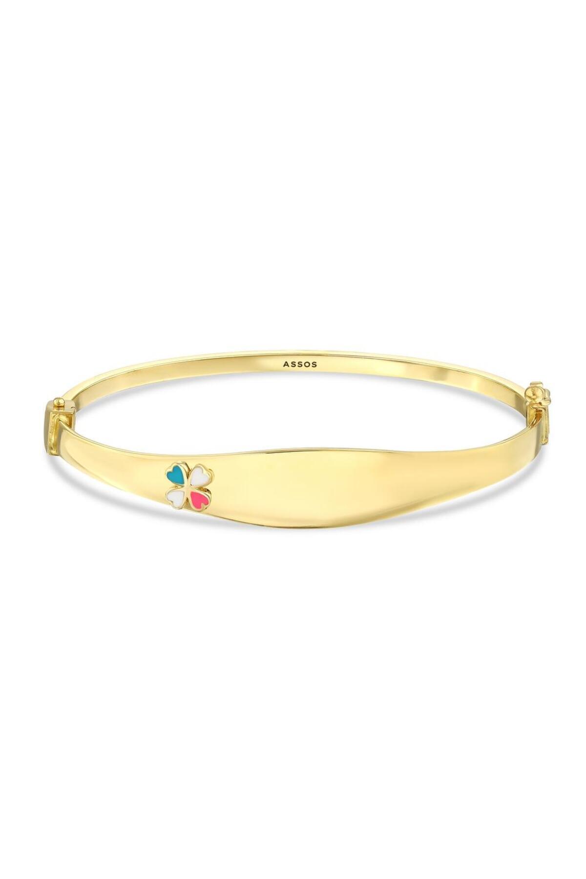Kalpli Altın Çocuk Kelepçe - 14k - 3.73gr