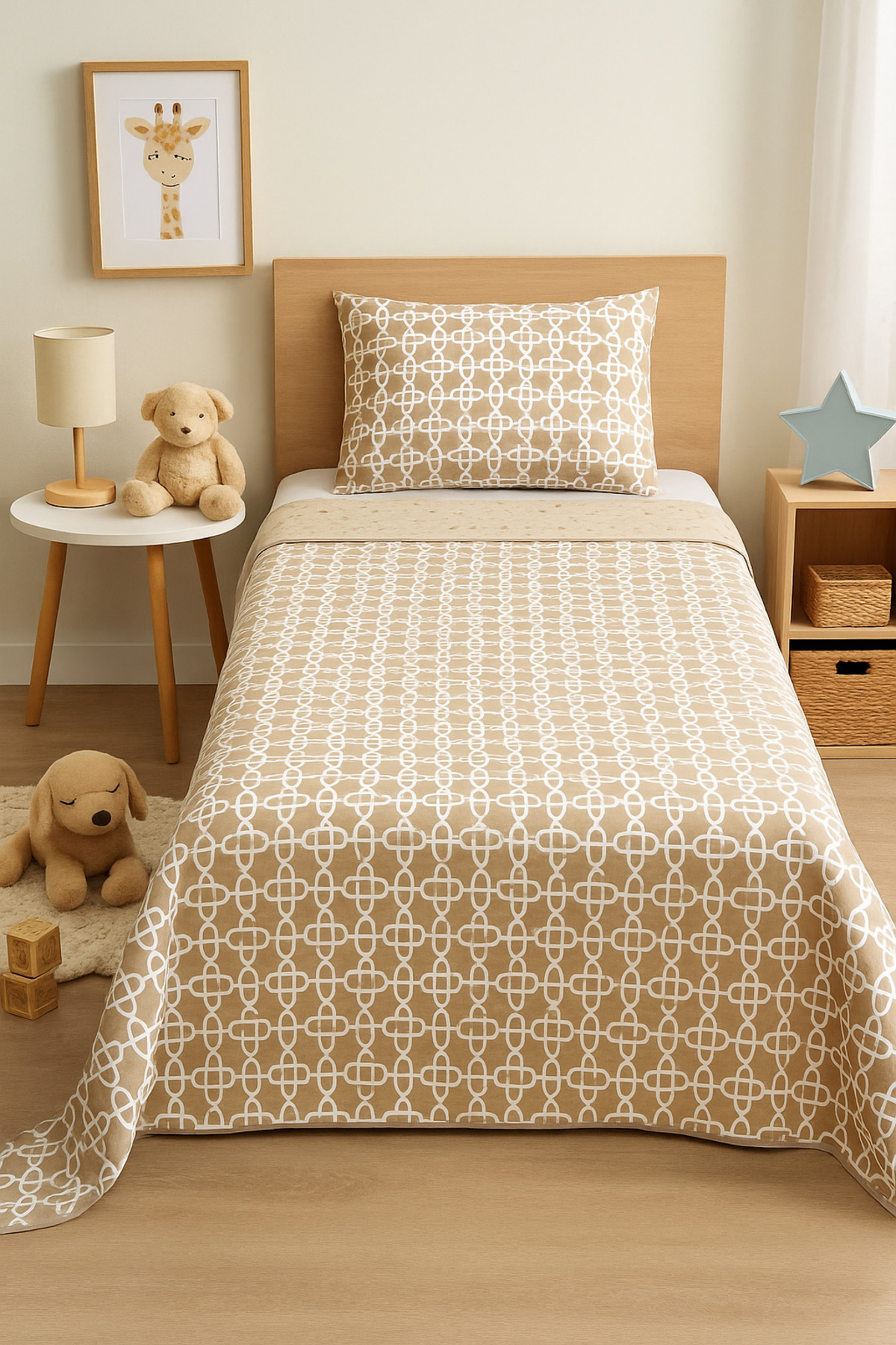 Ceyizza-Single Quilted Bedspread Set - Double Sided 2