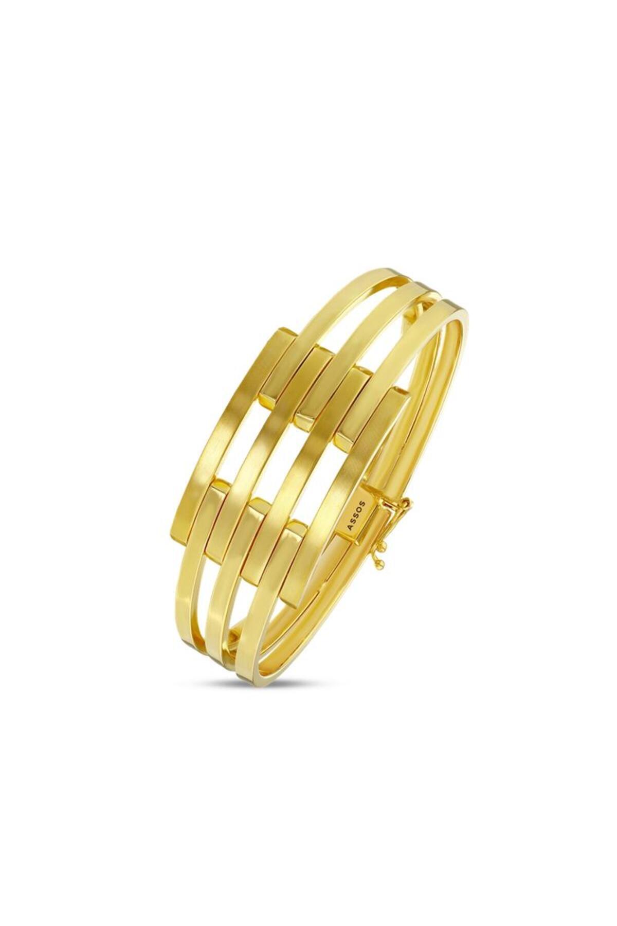 Altın Kaburga Kelepçe - 14k - 14.16gr
