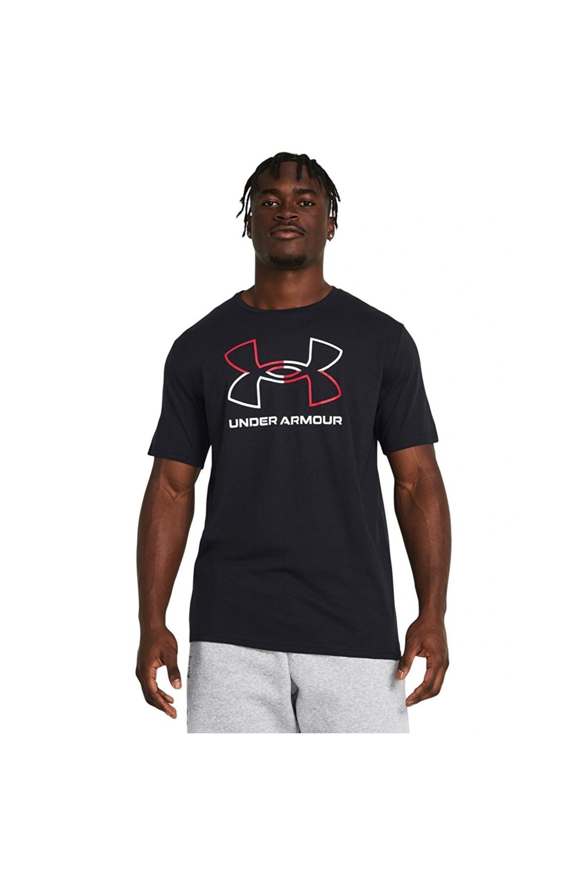 Under Armour-Ανδρικό μπλουζάκι για τρέξιμο και προπόνηση UA GL FOUNDATION UPDATE SS 1382915-001 1