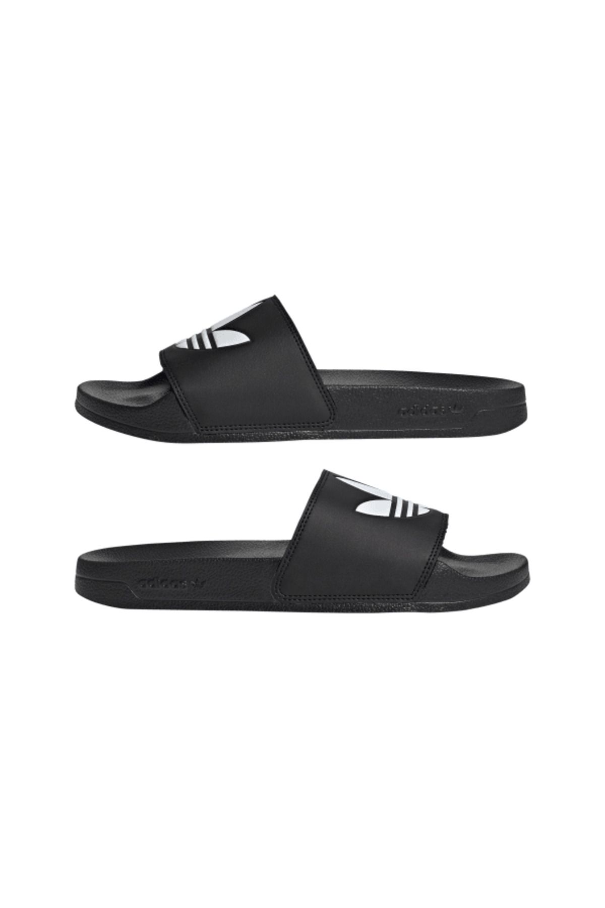adidas-Fu8298-e Adılette Lite - Ανδρικές μαύρες παντόφλες 6
