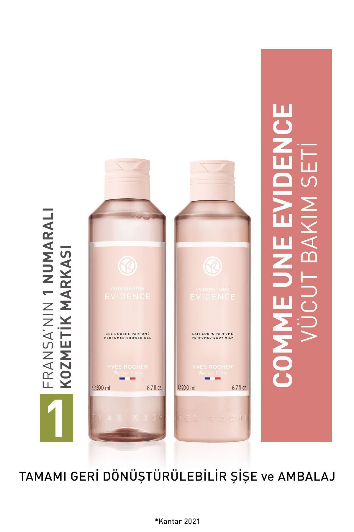 Yves Rocher Comme Une Evidence Banyo Seti