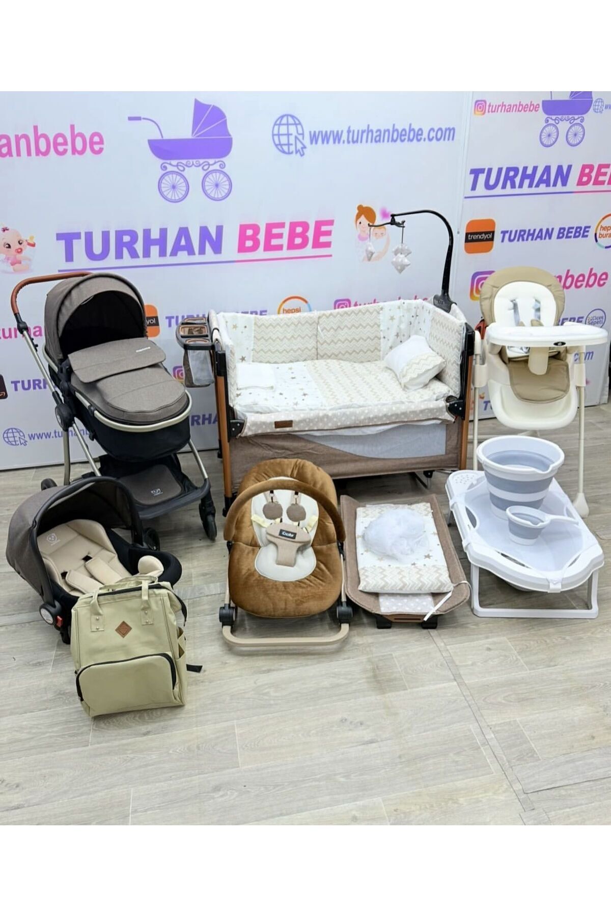 TURHAN BEBE 20 Parça Yeni Doğan SİRUS Bebek Çeyiz Seti (20 Parça