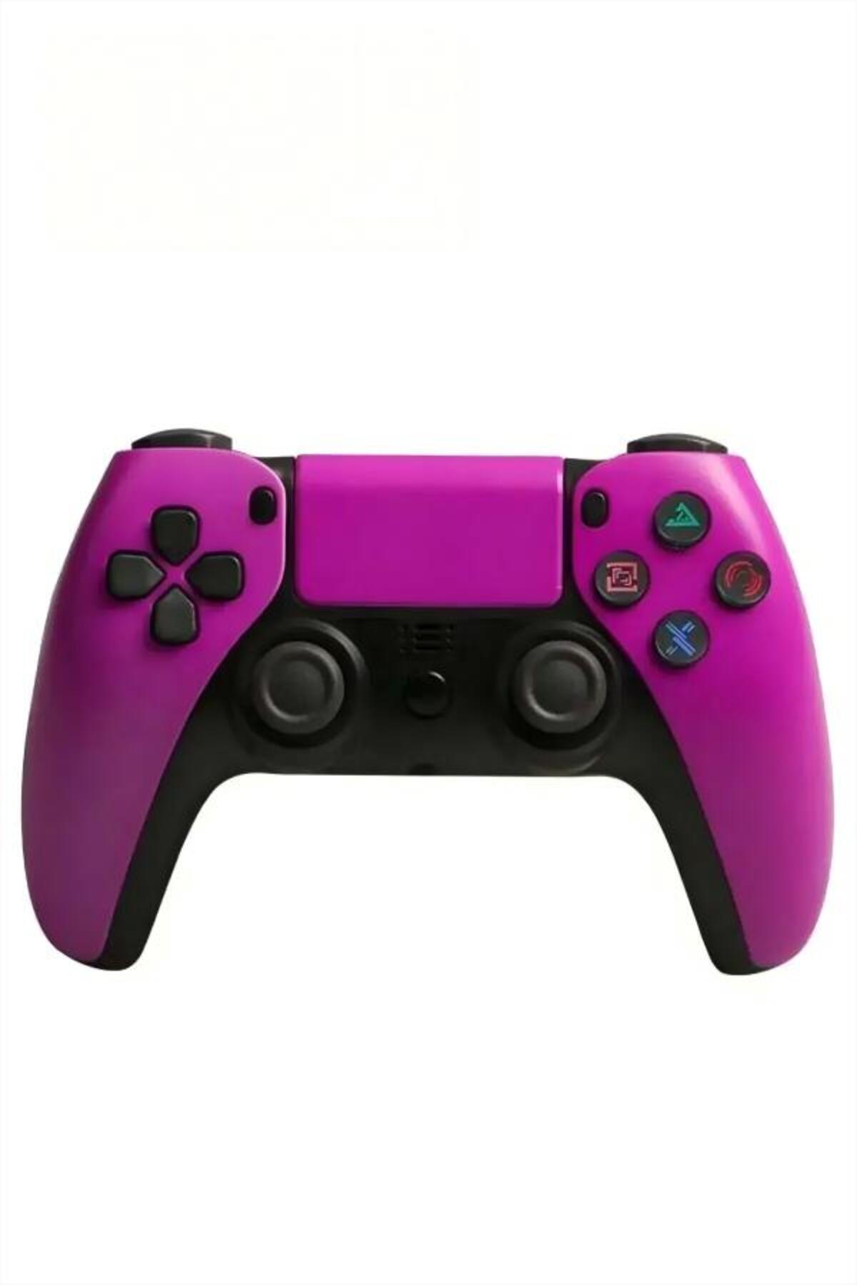 Generic-Wireless Bluetooth Controller Gamepad Rechargeable Lithium Battery Purple 1