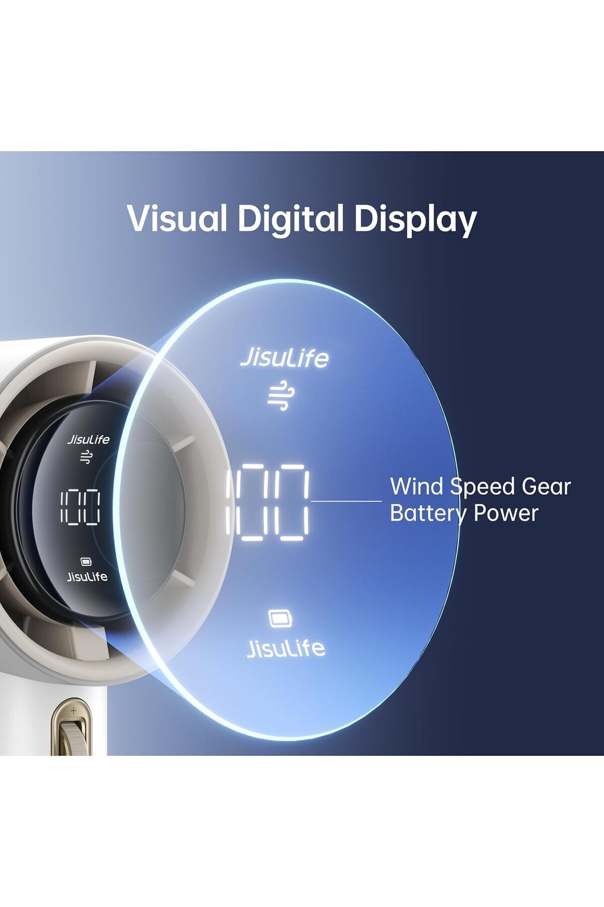 VALORİA-Valoria® Turbo Mini Fan, 3 in 1, Portable, Handheld, Office, Instant Cooling, 3