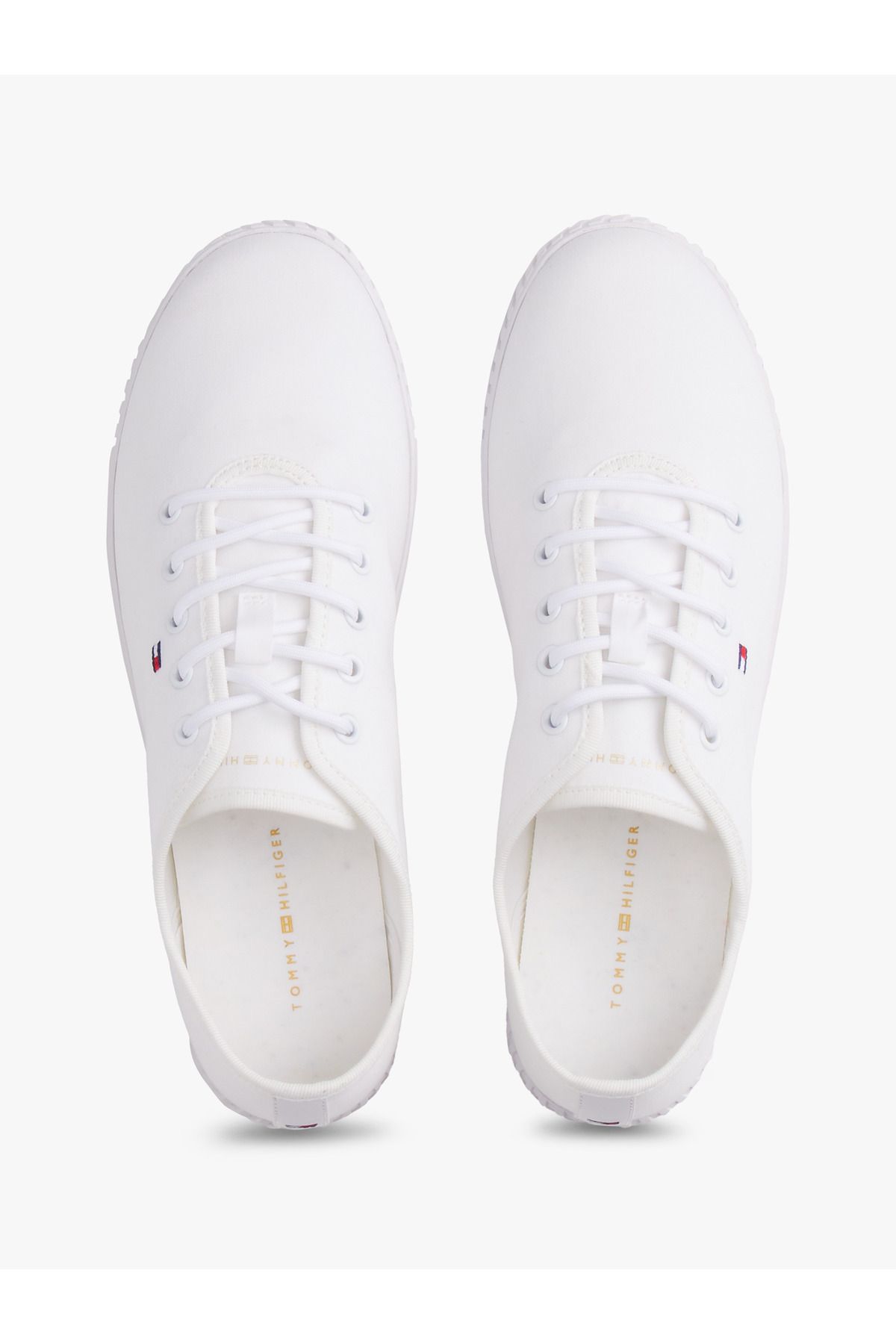 Tommy Hilfiger-Adidași din pânză cu șireturi 6