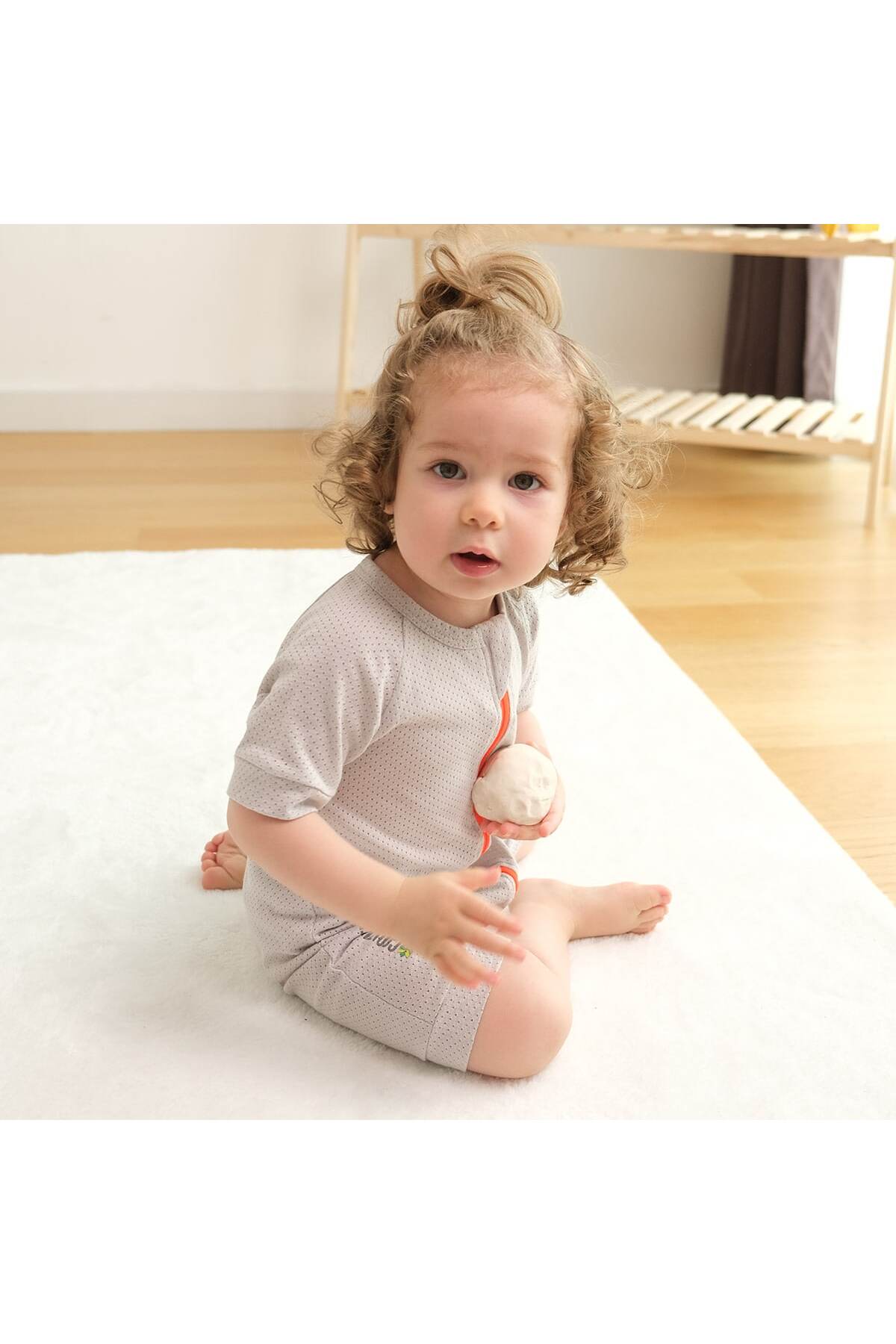 Owli Cooltimate Gri Unisex Bebek Uyku Tulumu fotoğrafı 4 (önizleme)