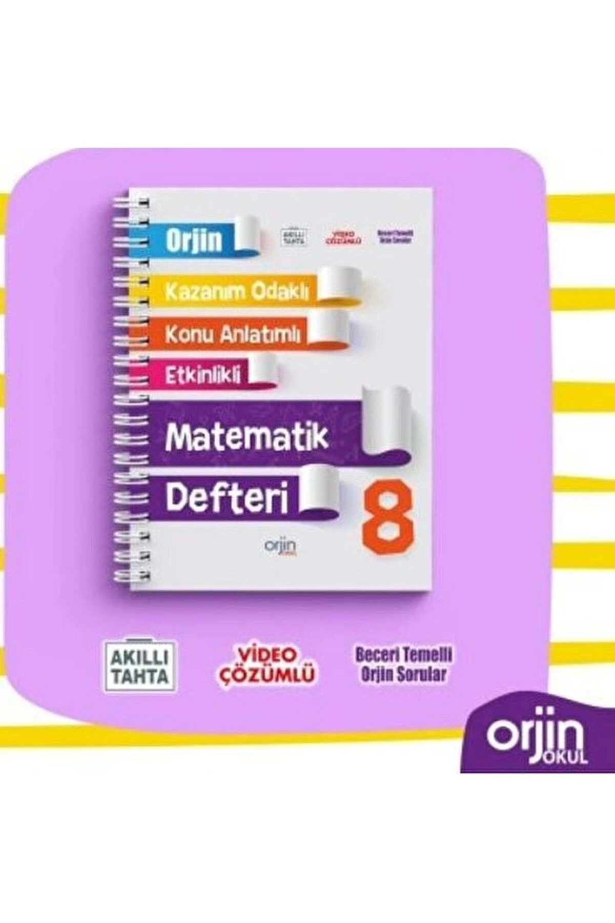 Kurmay Yayınları 8. Sınıf Orjin Matematik Defteri / Kolektif