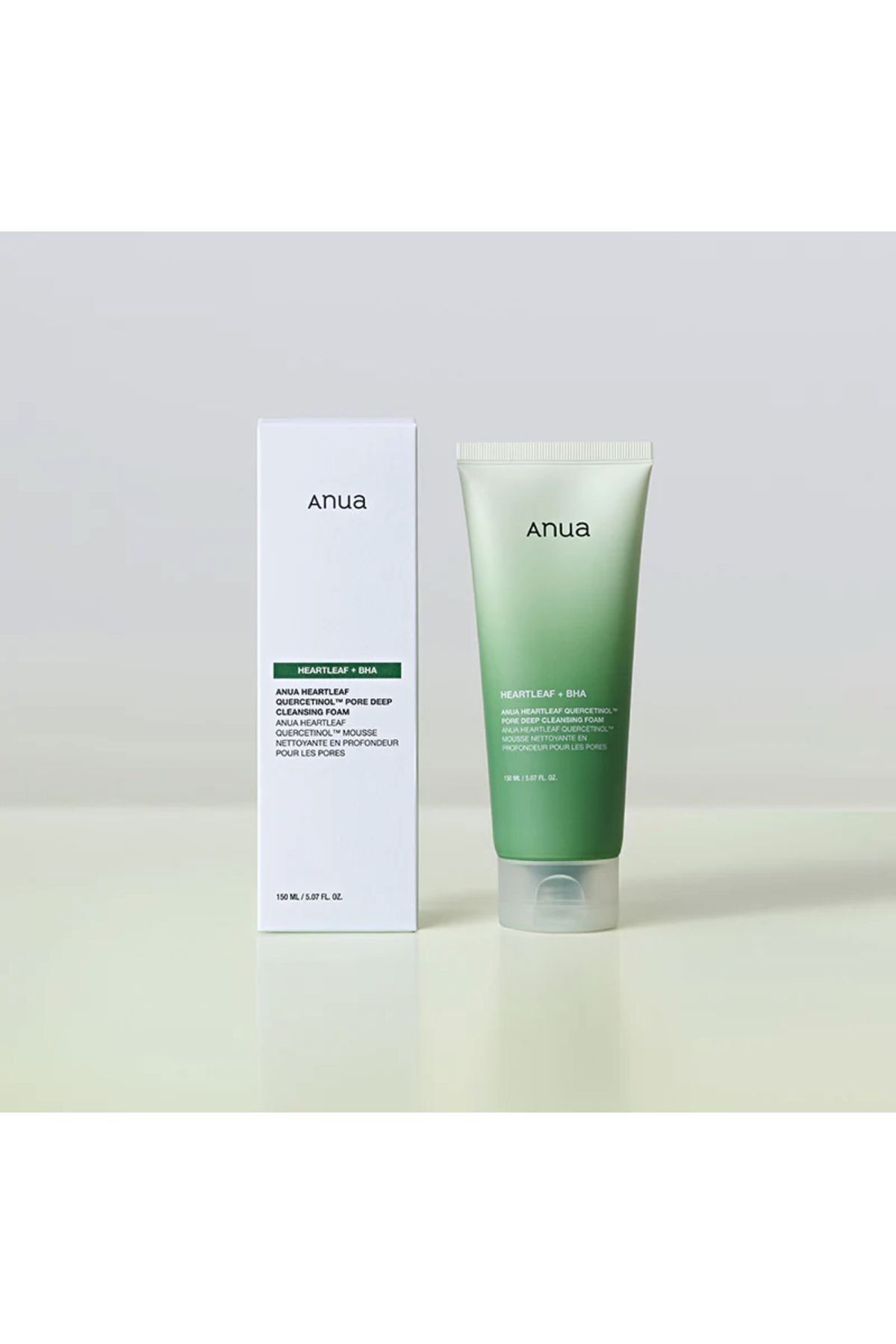 ANUA-Heartleaf Quercetinol Pore Deep Cleansing Foam Anti-Pore Foaming Cleanser 150ml 1
