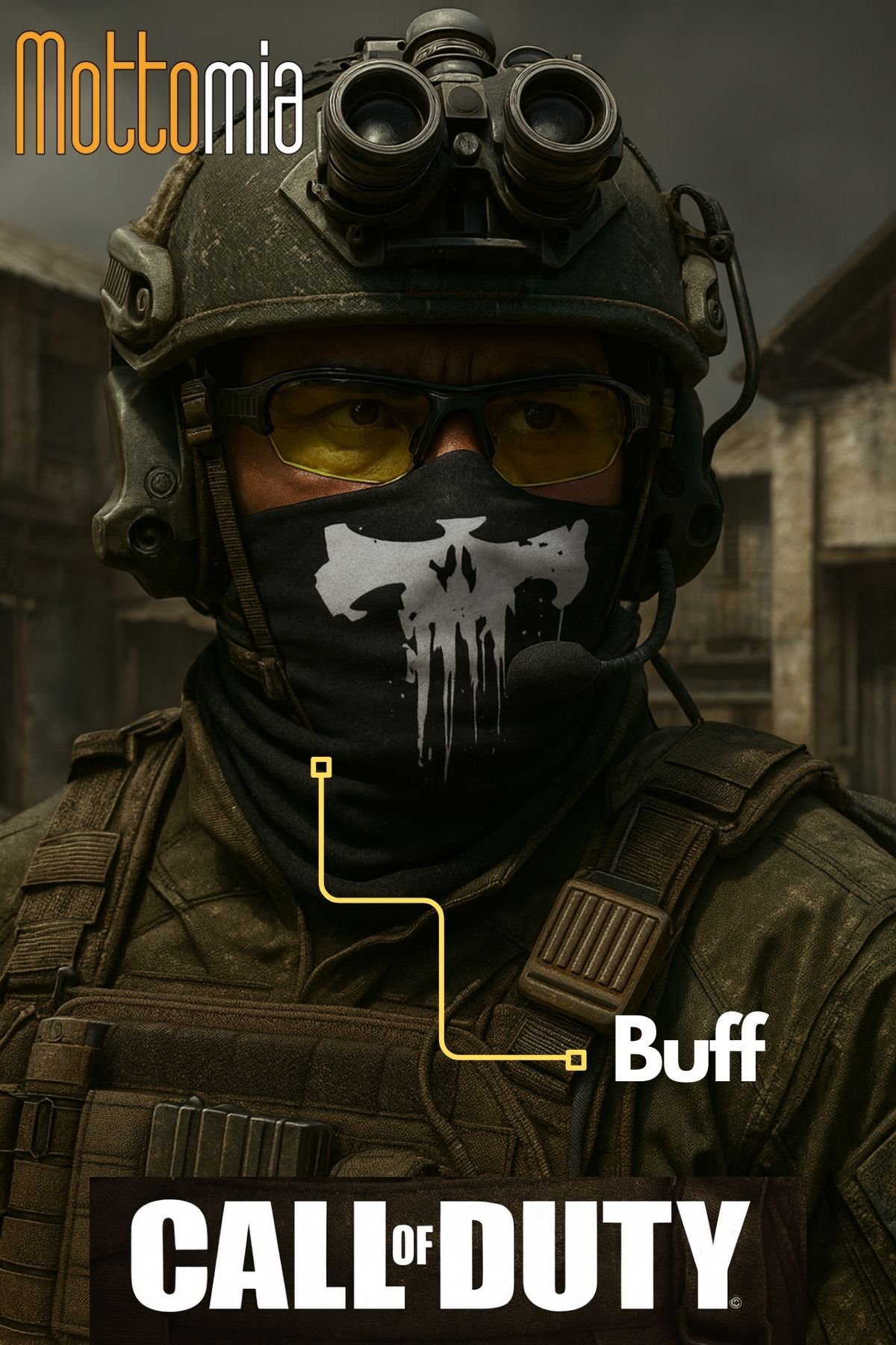 mottomia Trend Ghost Maskesi Buff - Call Of Duty Hayalet Maske Termal ...
