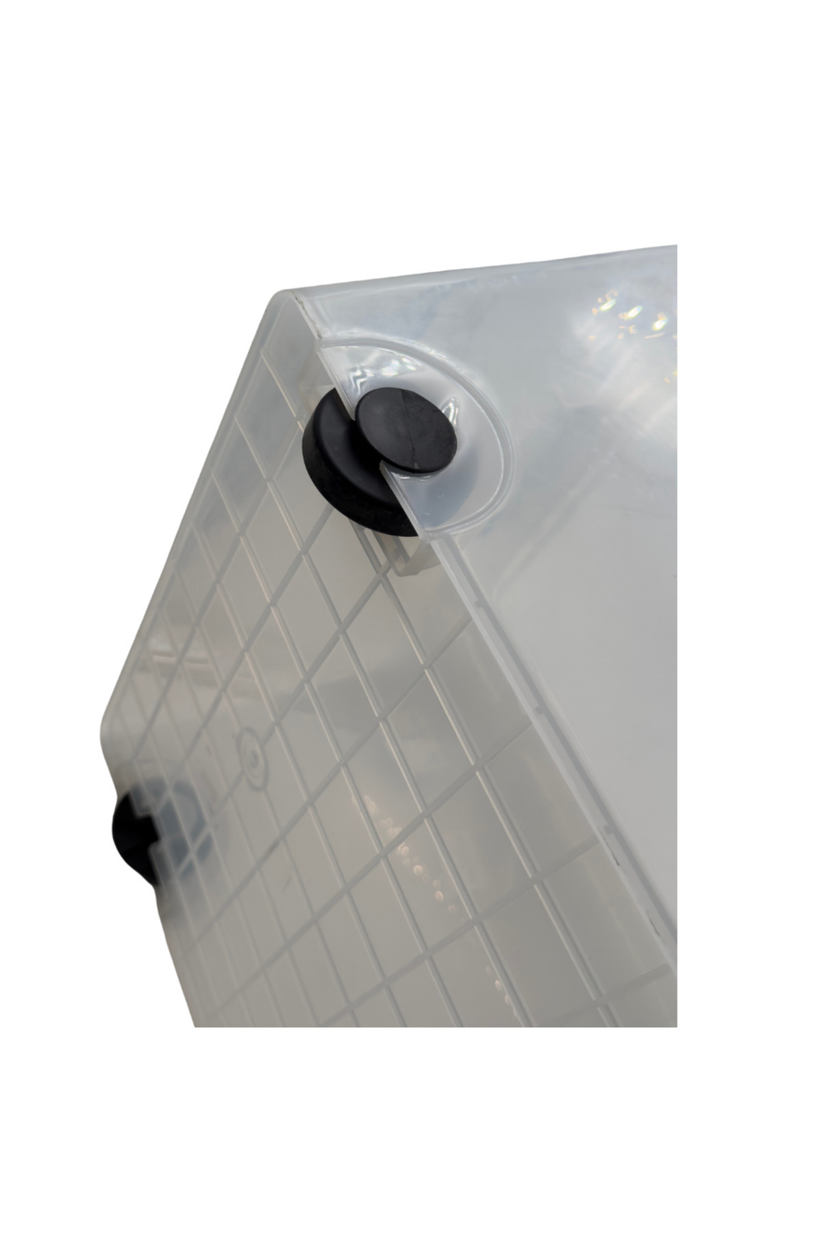 SUPPLIER-Clear Plastic Storage Container with Wheels and Lid, Portable & Stackable | Lock Lid Organizing Cont 5
