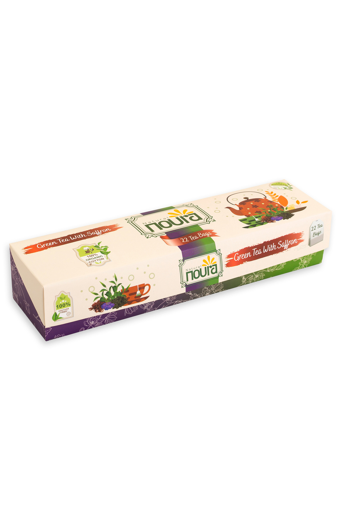 Noura Natural Safranlı Yeşil Çay 25'li