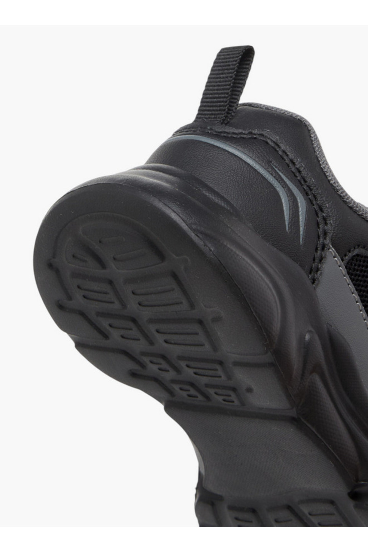 LBL by Shoexpress-Mesh Textured Sneakers with Hook and Loop Closure 5