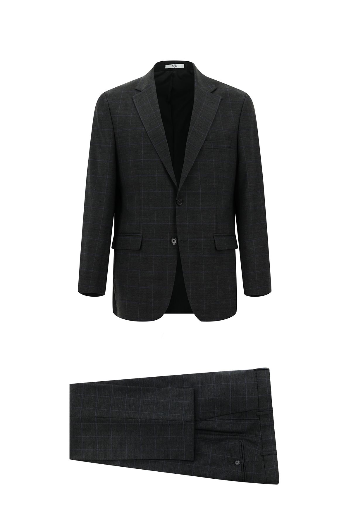 Kiğılı-Regular Fit Woolen Checkered Suit 1