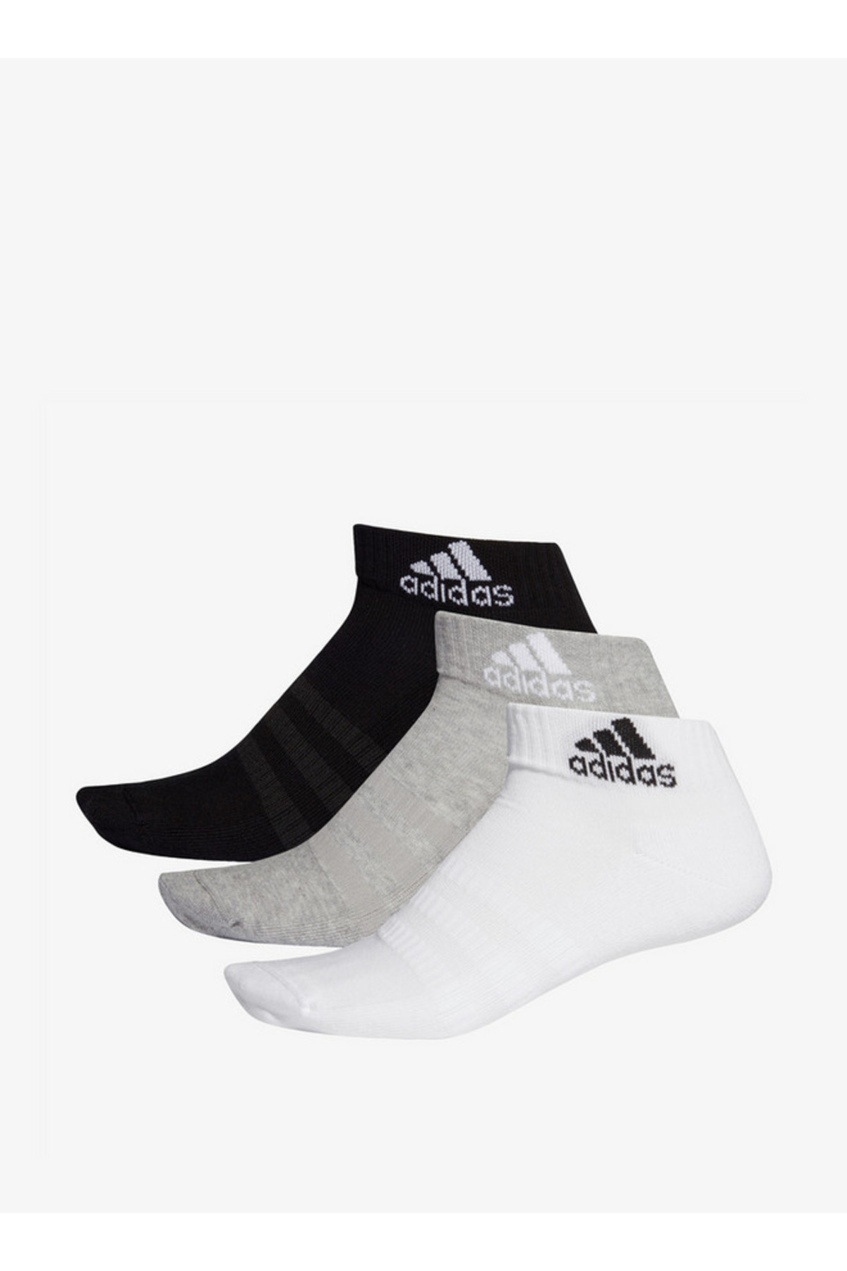 adidas Cushioned Ankle-Length Socks - 3 Pairs