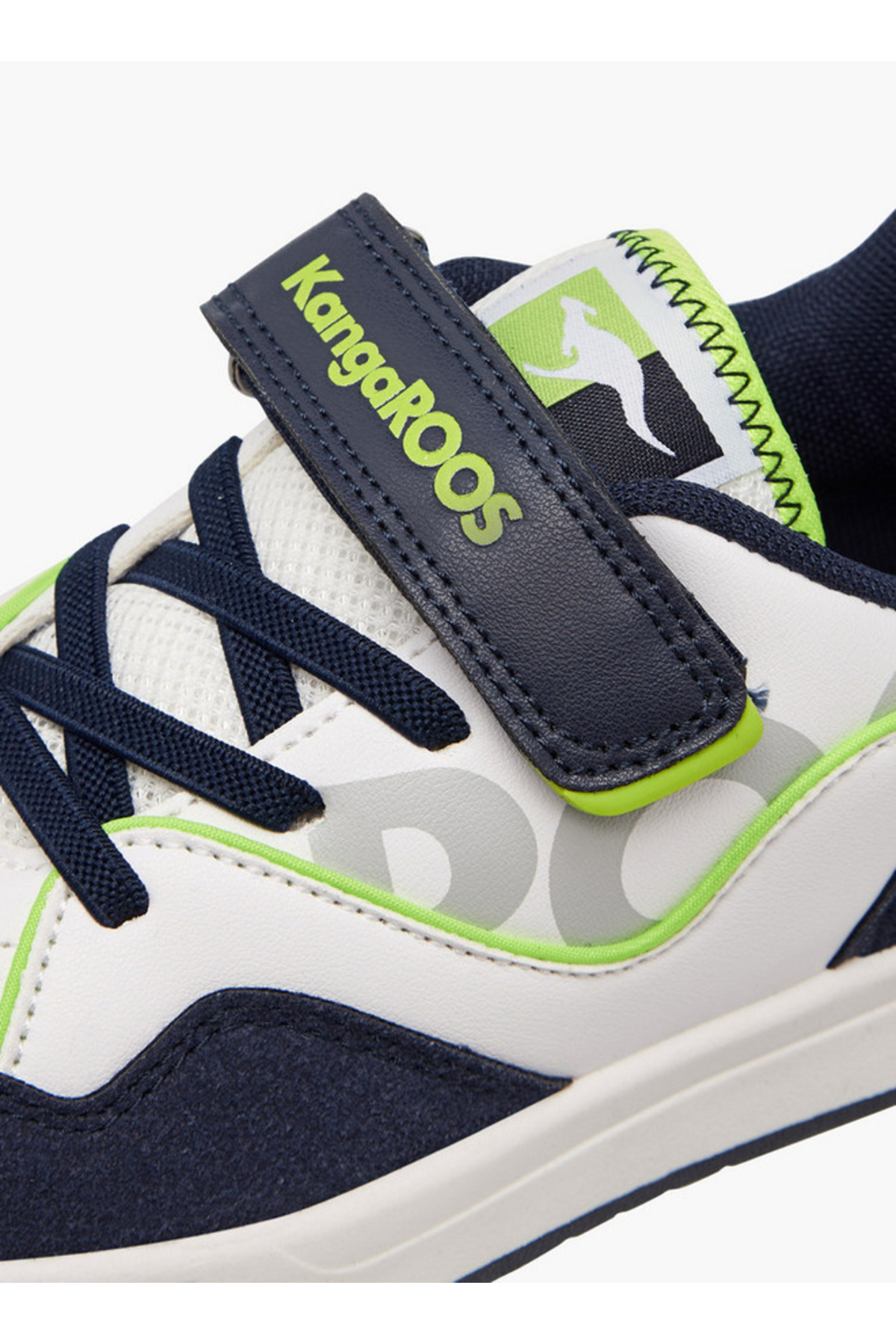 Kangaroos-Boys' Panelled Sneakers with Hook and Loop Closure 4