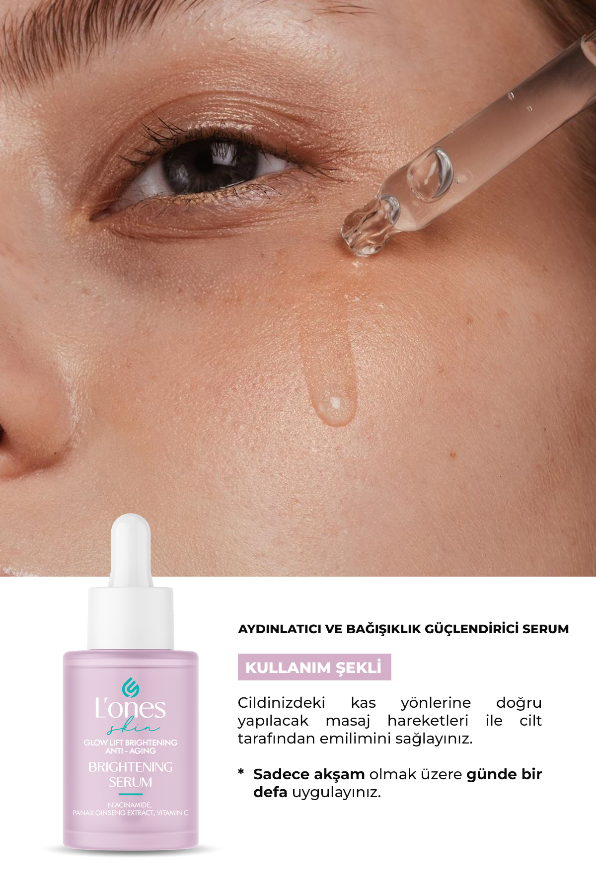 Yaşlanma Karşıtı Aydınlatıcı ( C Vitamin) Leke Önleyici & Serum 30 ml — 618414 — تصویر 6 از 6