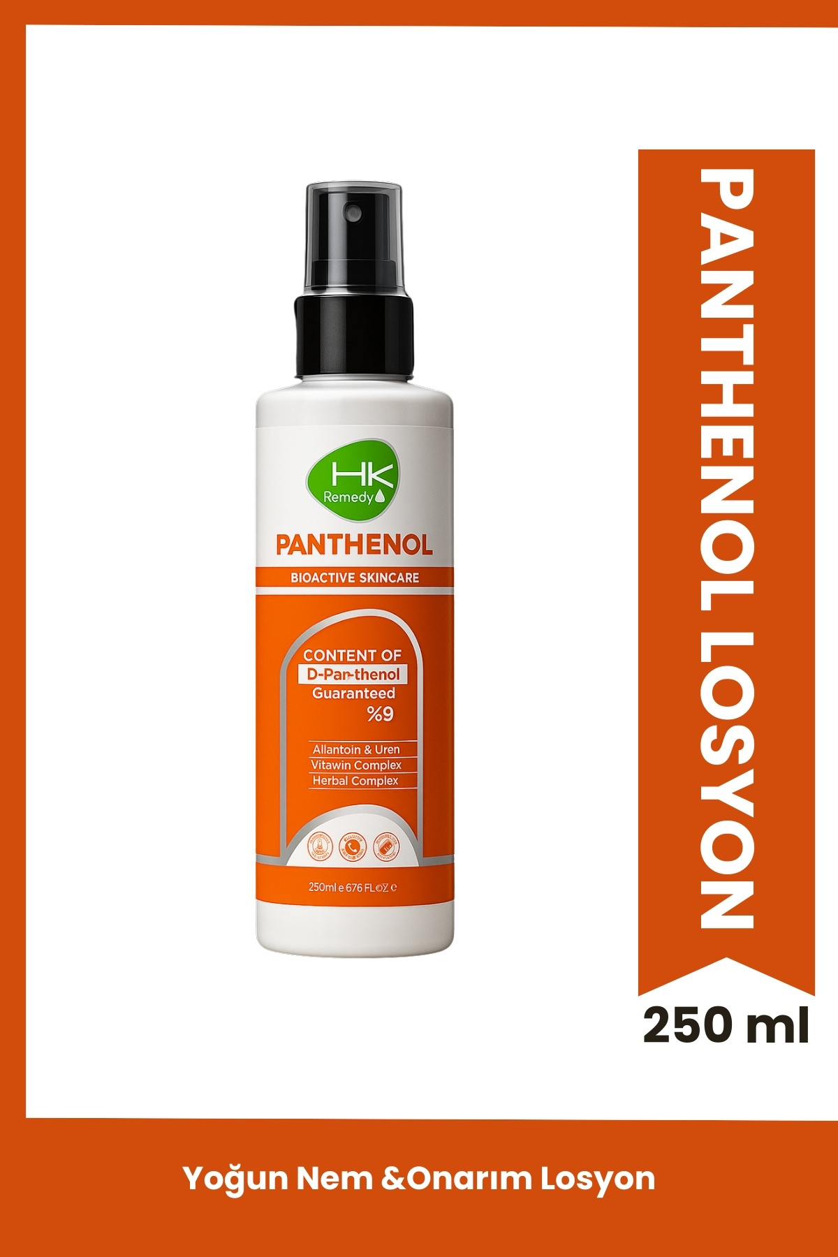 HK REMEDY PANTHENOL BIOACTIVE SKINCARE %9 250ML
