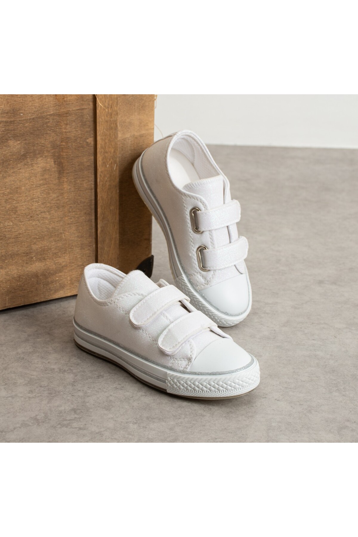 Children's Casual Shoes with Band, size 22-30 illuminated Children's Linen Shoes