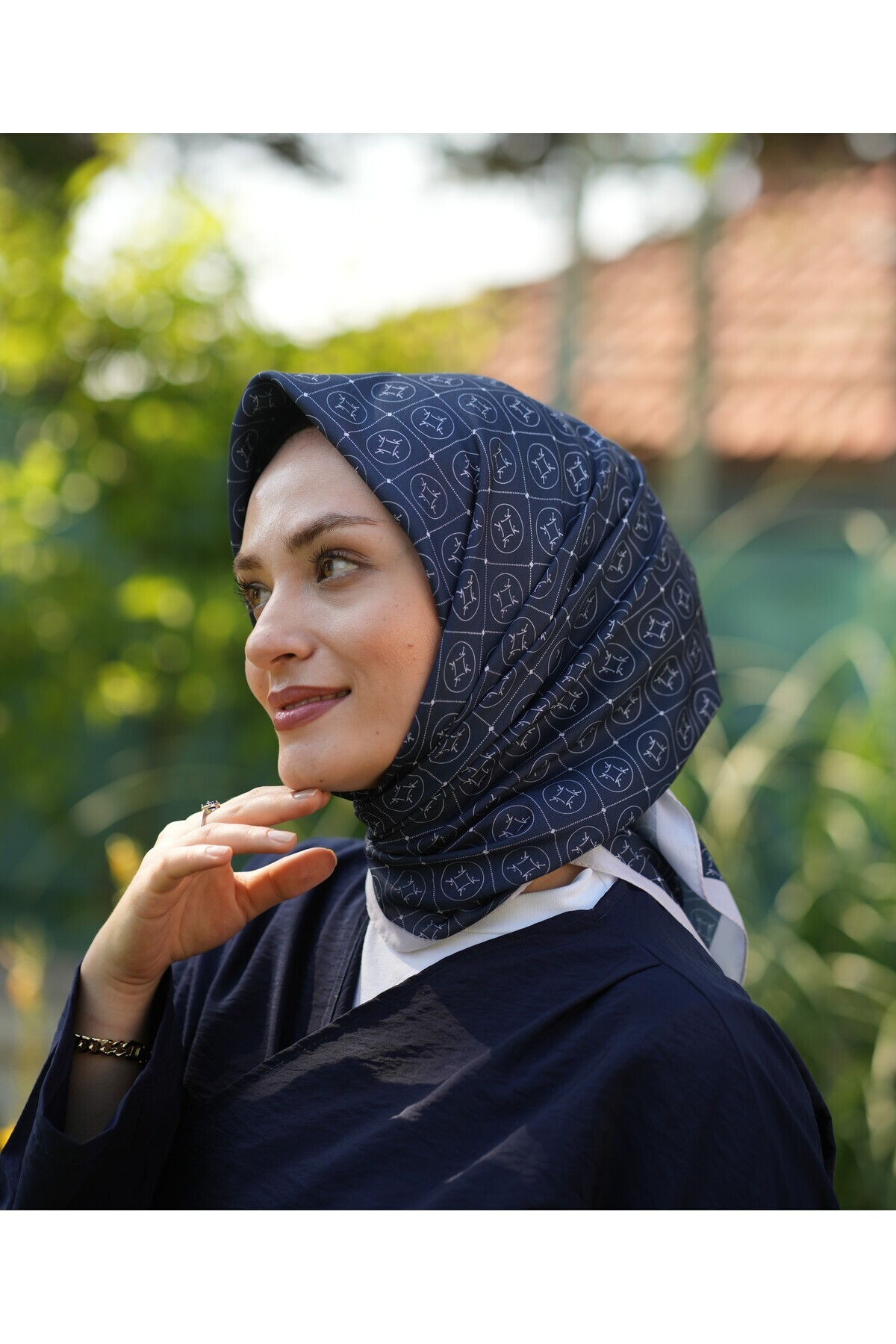 MONOOR Cardin Desen Soft Eşarp görsel 4