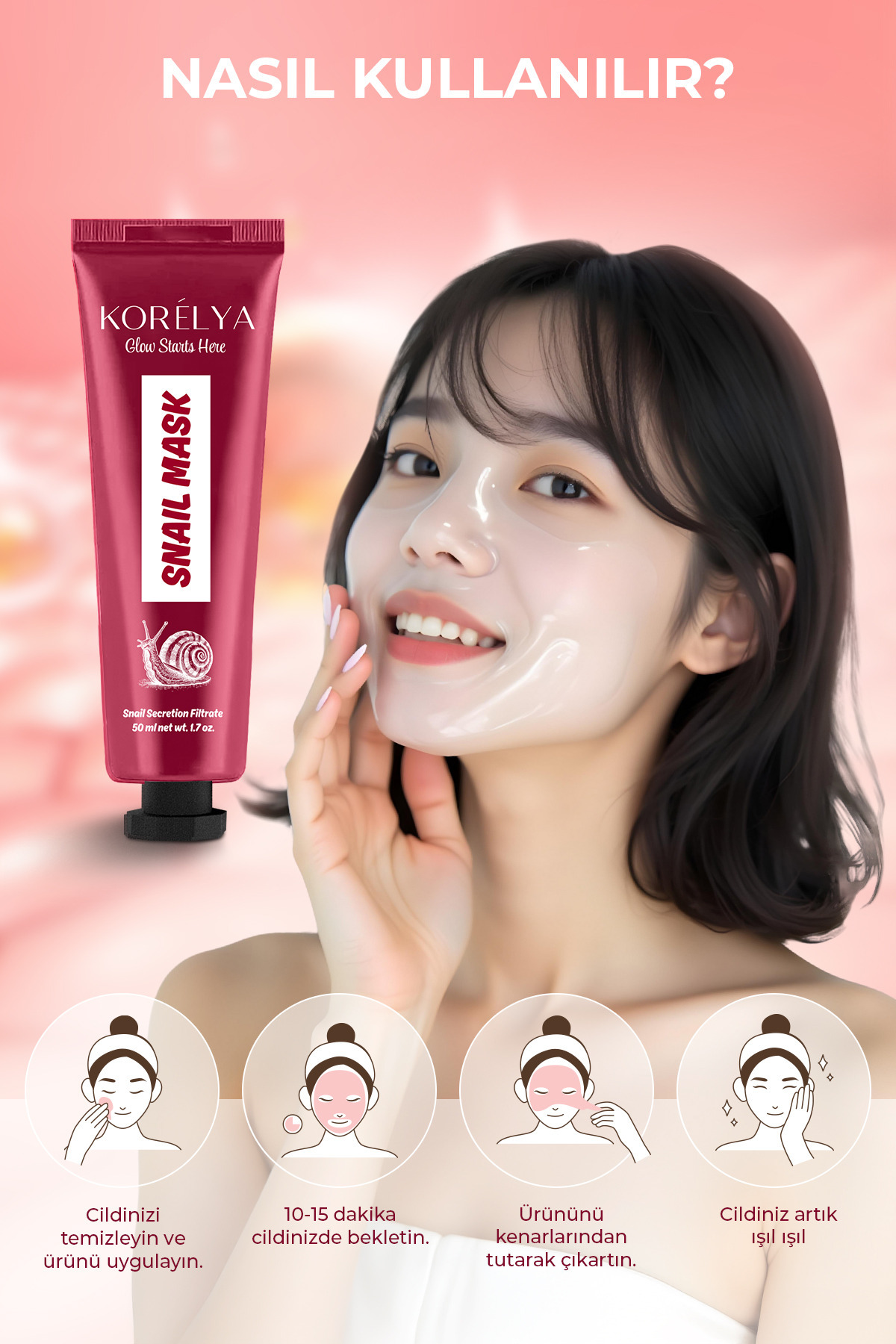 KORELYA-Peelable Snail Mask - Peelable Snail Mask 50 ml 2