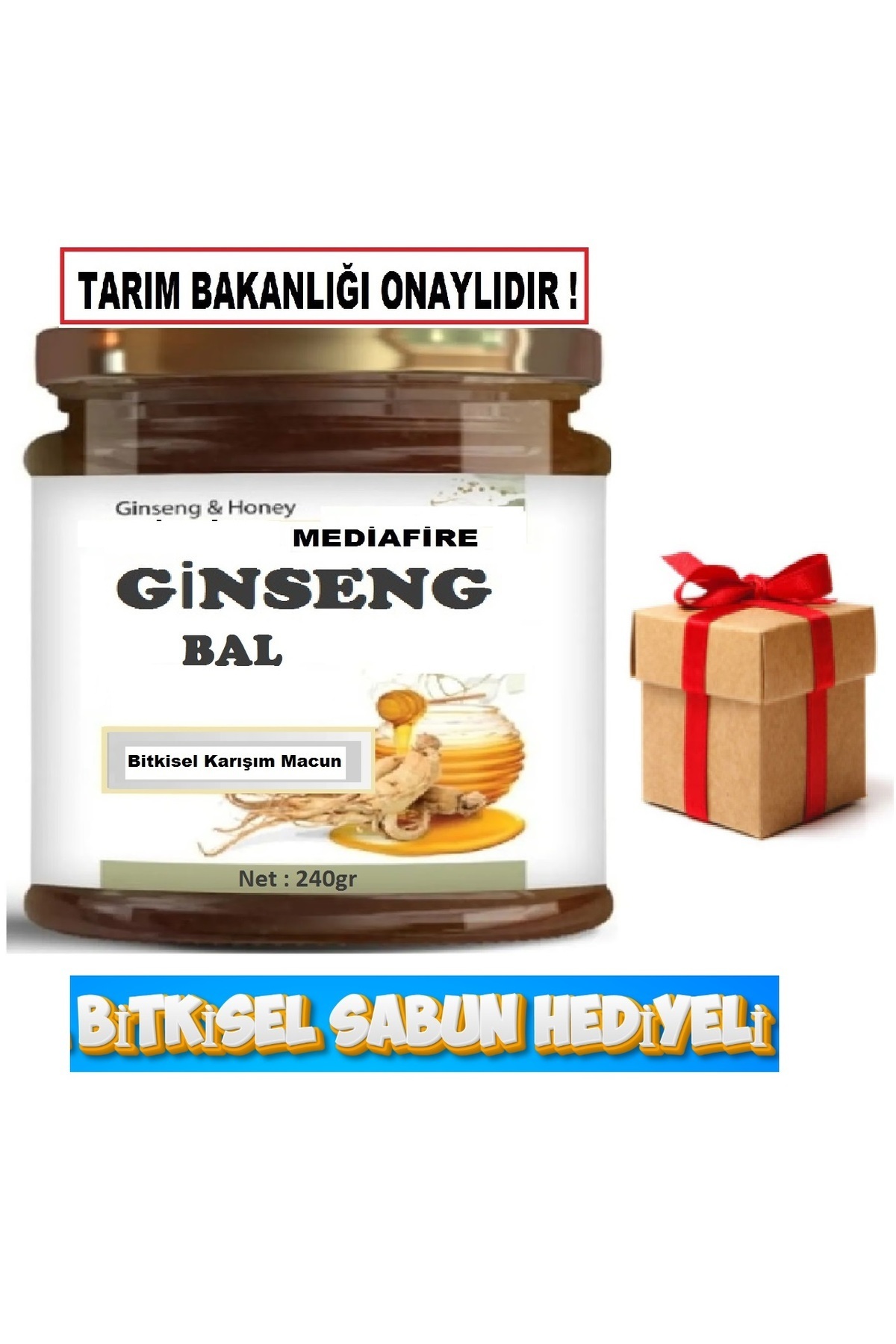MediaFire 240gr Macunu Ginsengli Macun Keçiboynuzu özü katkılı