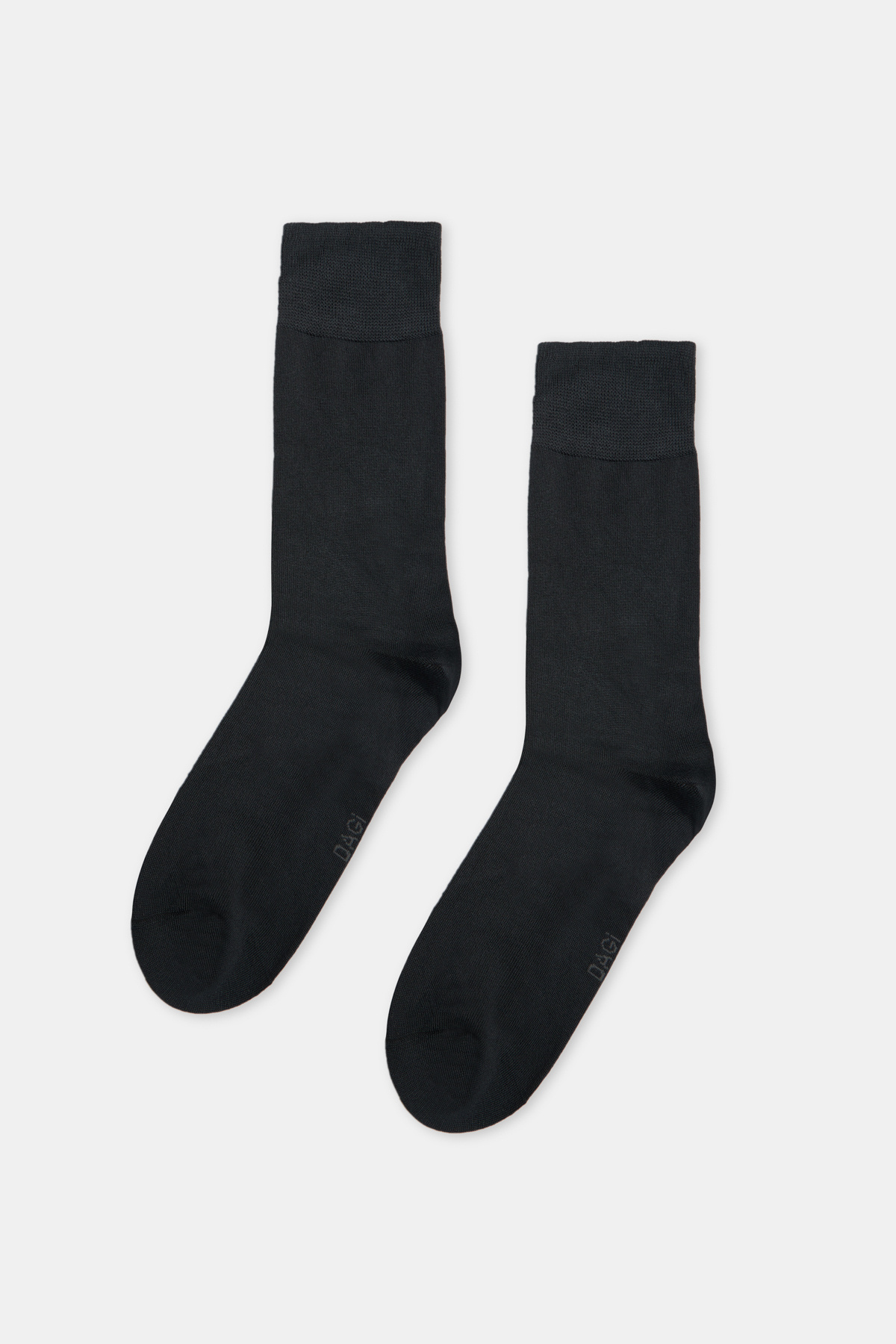 Dagi-Anthrazitfarbene 2-teilige Modal 20/1 Herrensocken 2