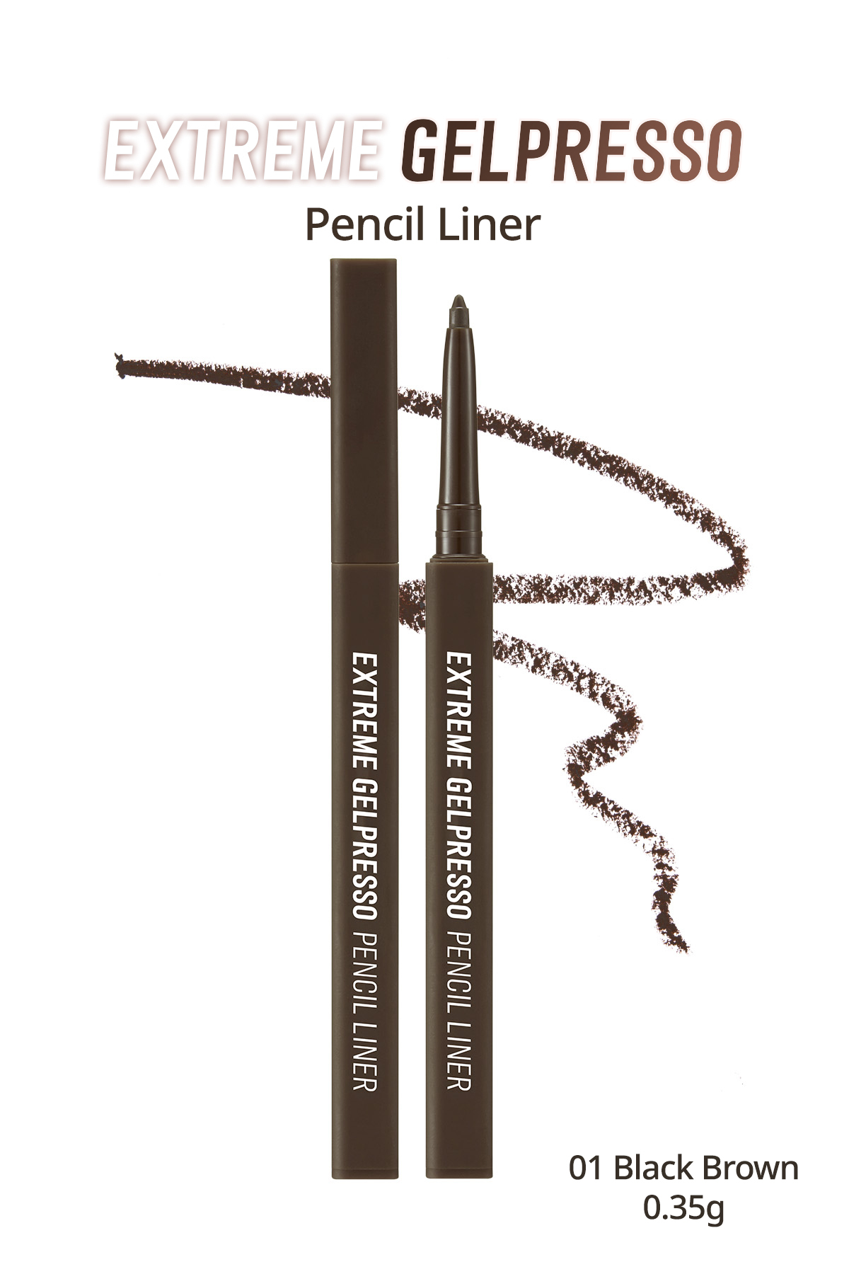 CLIO Suya Dayanıklı, Gün Boyu Kalıcı Kalem Eyeliner CLIO Extreme Gelpresso Pencil Liner (01 Black Brown) - Fiyatı, Yorumları