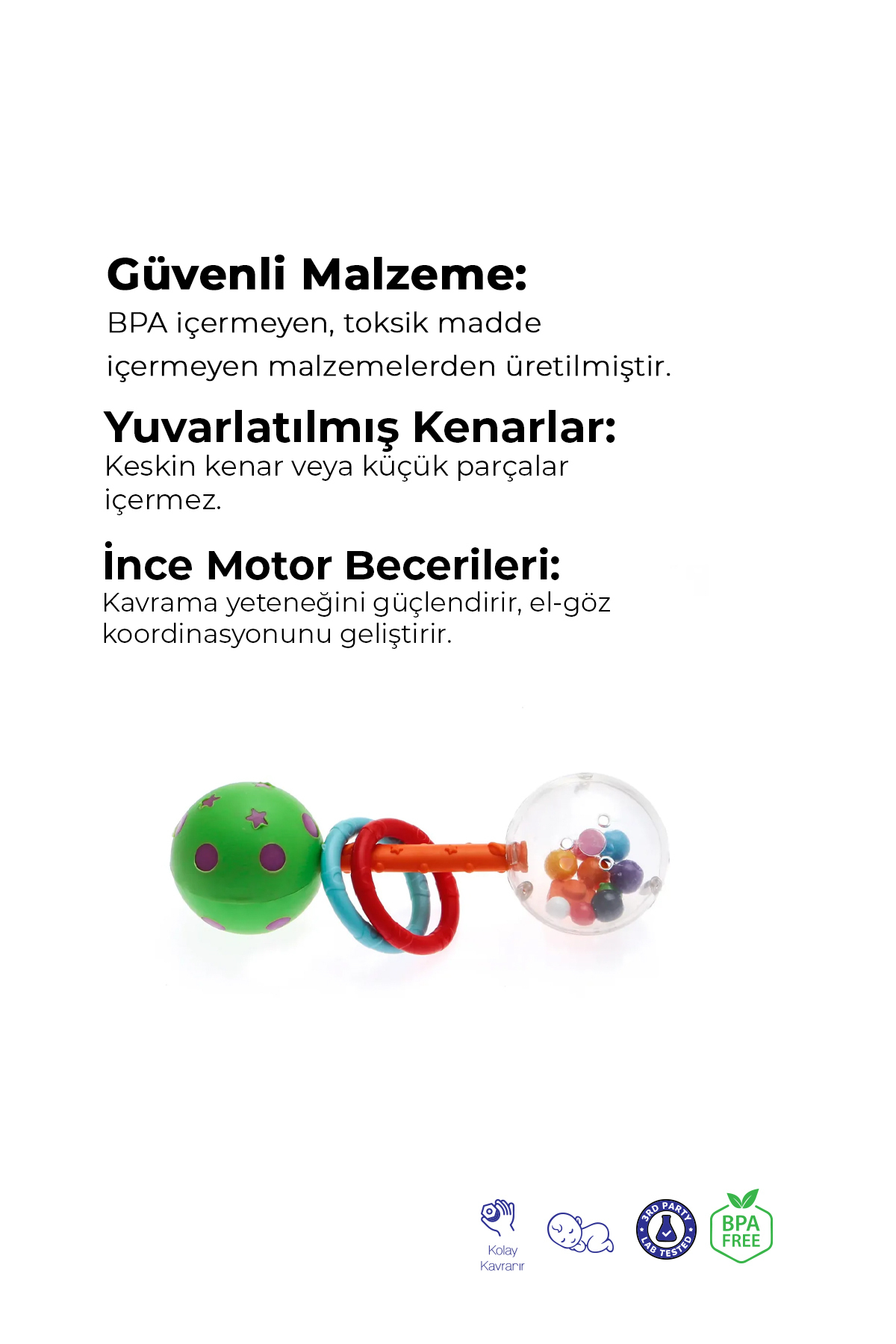 Kiki Galaxy Çıngırak, Bebek Çıngırağı, Bebek oyuncakları fotoğrafı 2 (önizleme)