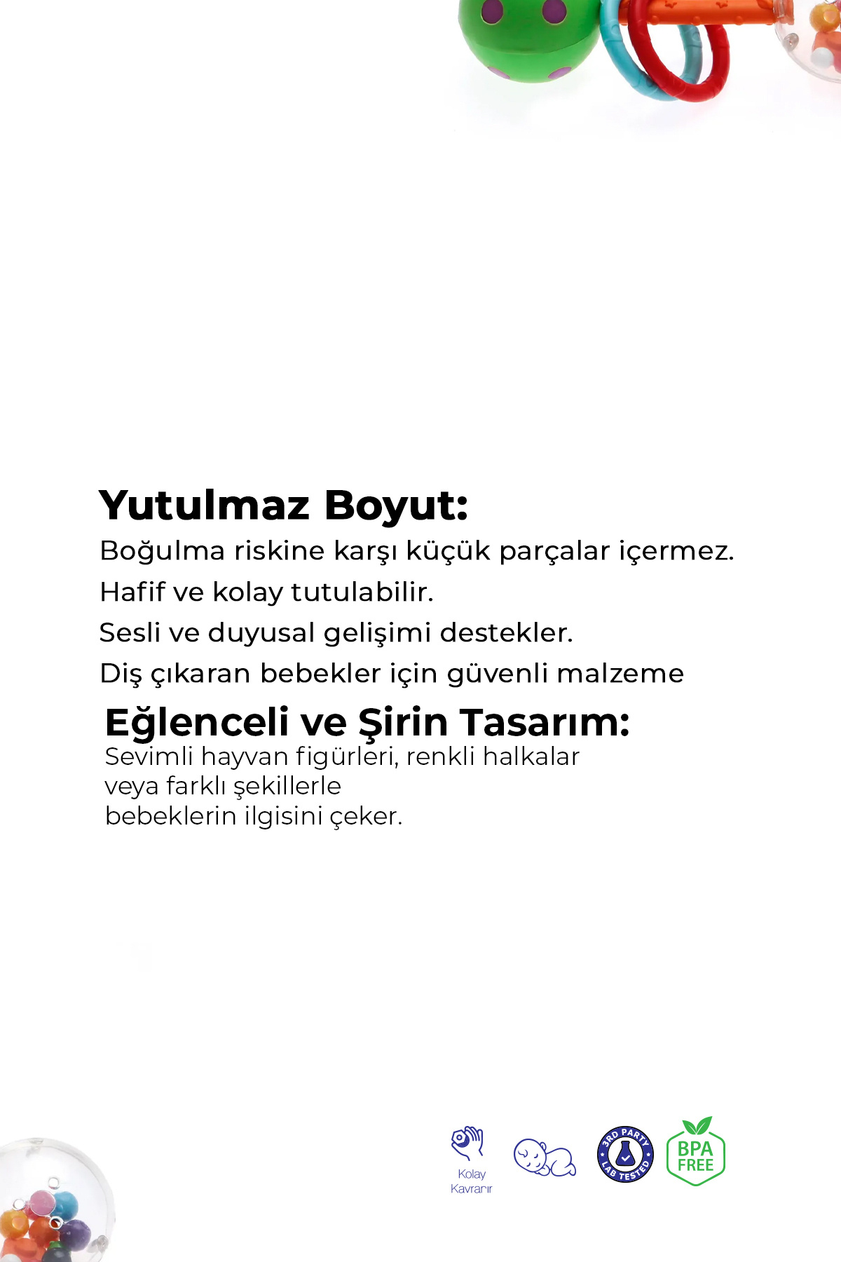 Kiki Galaxy Çıngırak, Bebek Çıngırağı, Bebek oyuncakları fotoğrafı 3 (önizleme)