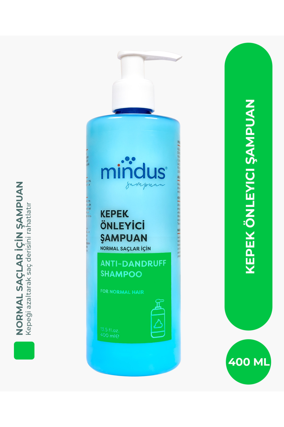Anti Dandruff Kepek Önleyici Şampuan 400ml – Normal Saçlar