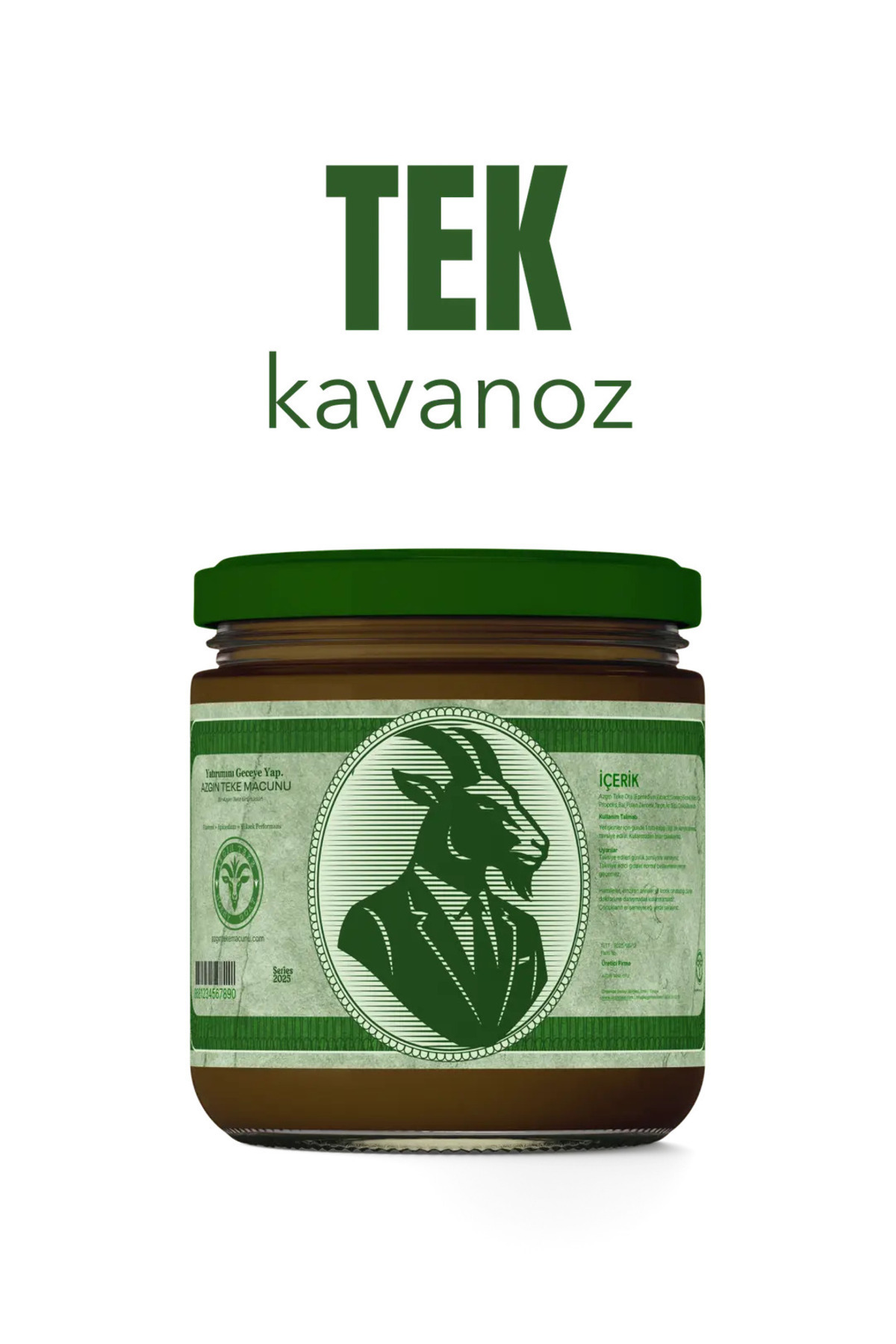 Aktar Diyarı AzgınTeke Otu Macunu 225Gr ERKEK
