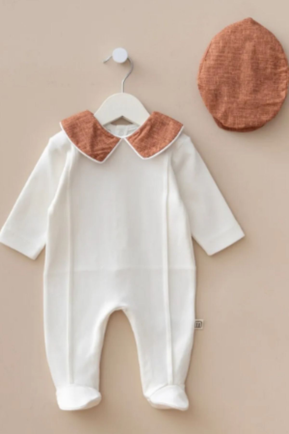 Minytrendy Erkek Bebek İsimli Yenidoğan Tulum Özel Gün Kıyafeti Hastane Çıkışı Mevlüt Takımı Bebek Hediyelik fotoğrafı 4 (önizleme)